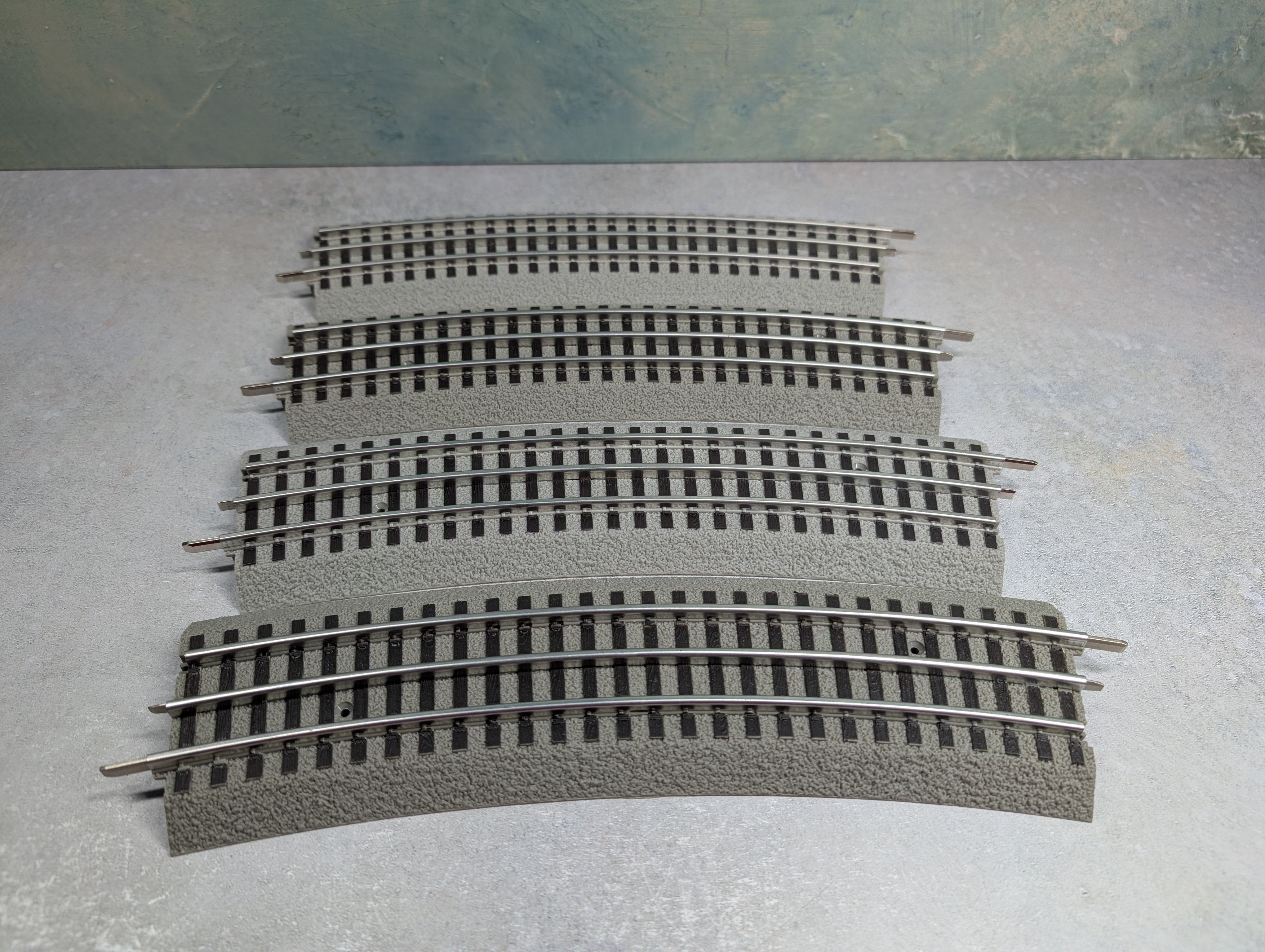 USED Lionel O O60 Full Curve Fastrack 060 (4 pcs)