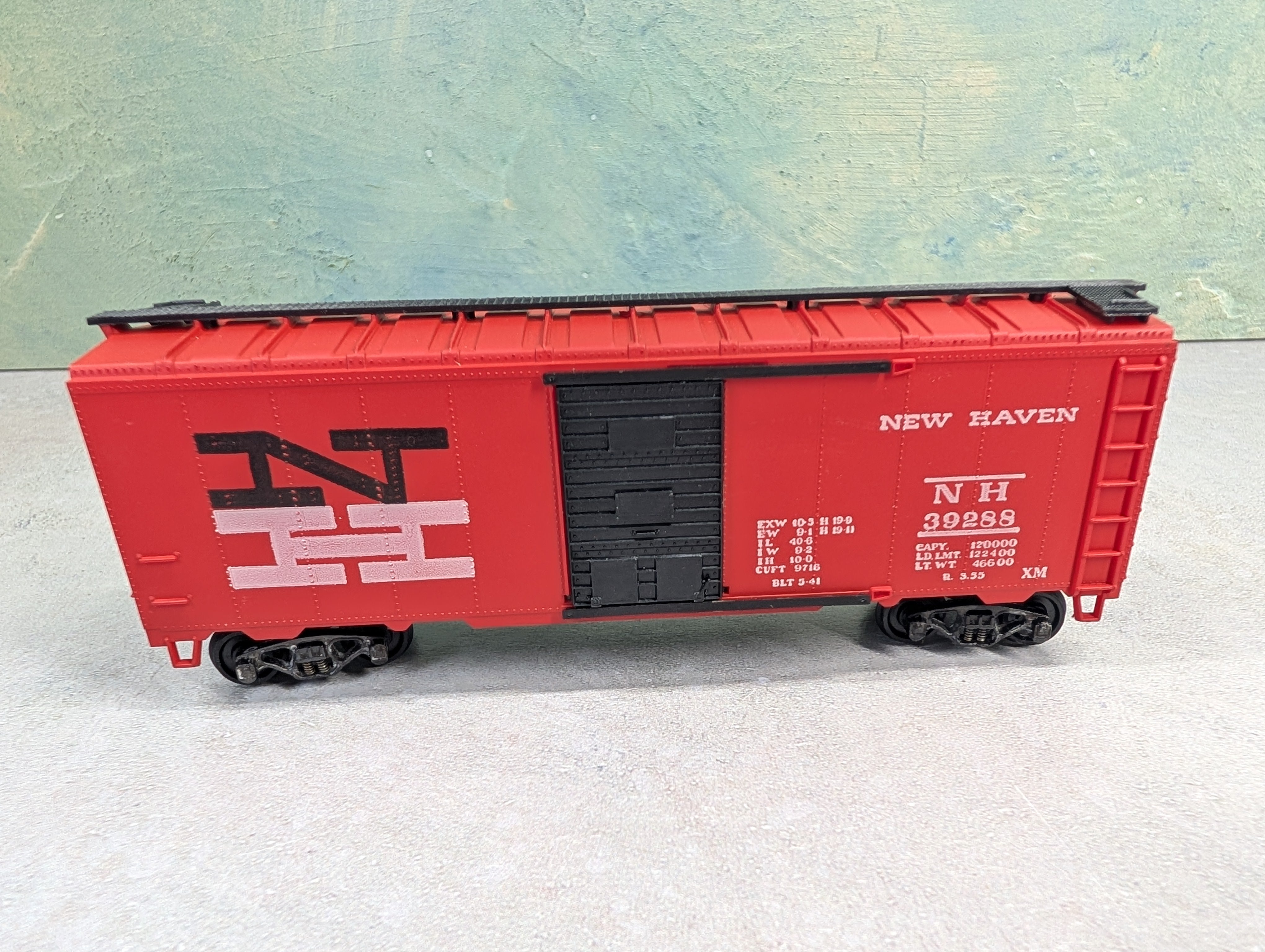 USED Athearn HO Scale 40' Box Car New Haven NH #39288