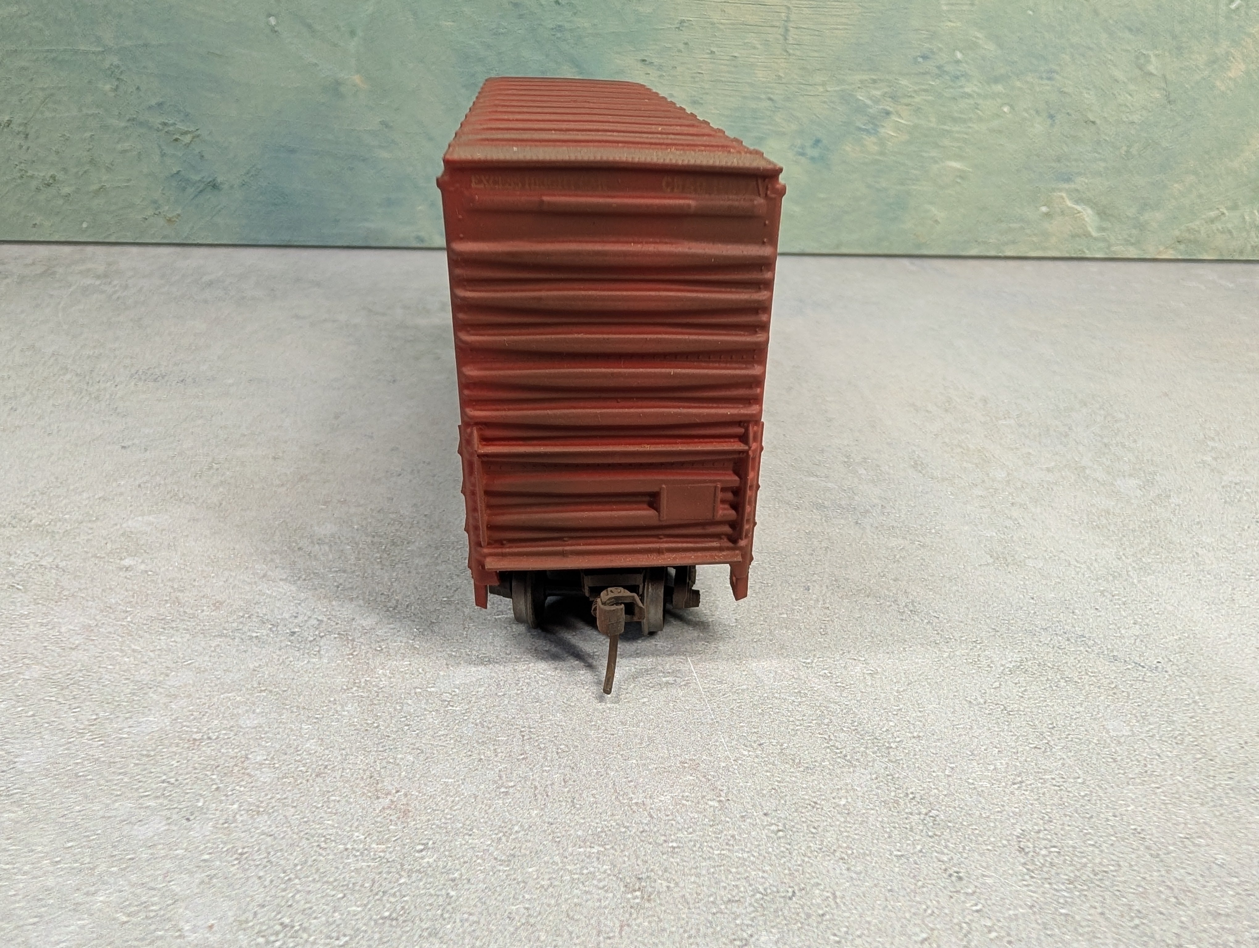 USED Athearn HO Scale HI-Cube Box Car Burlington CB&Q #19837 Weathered