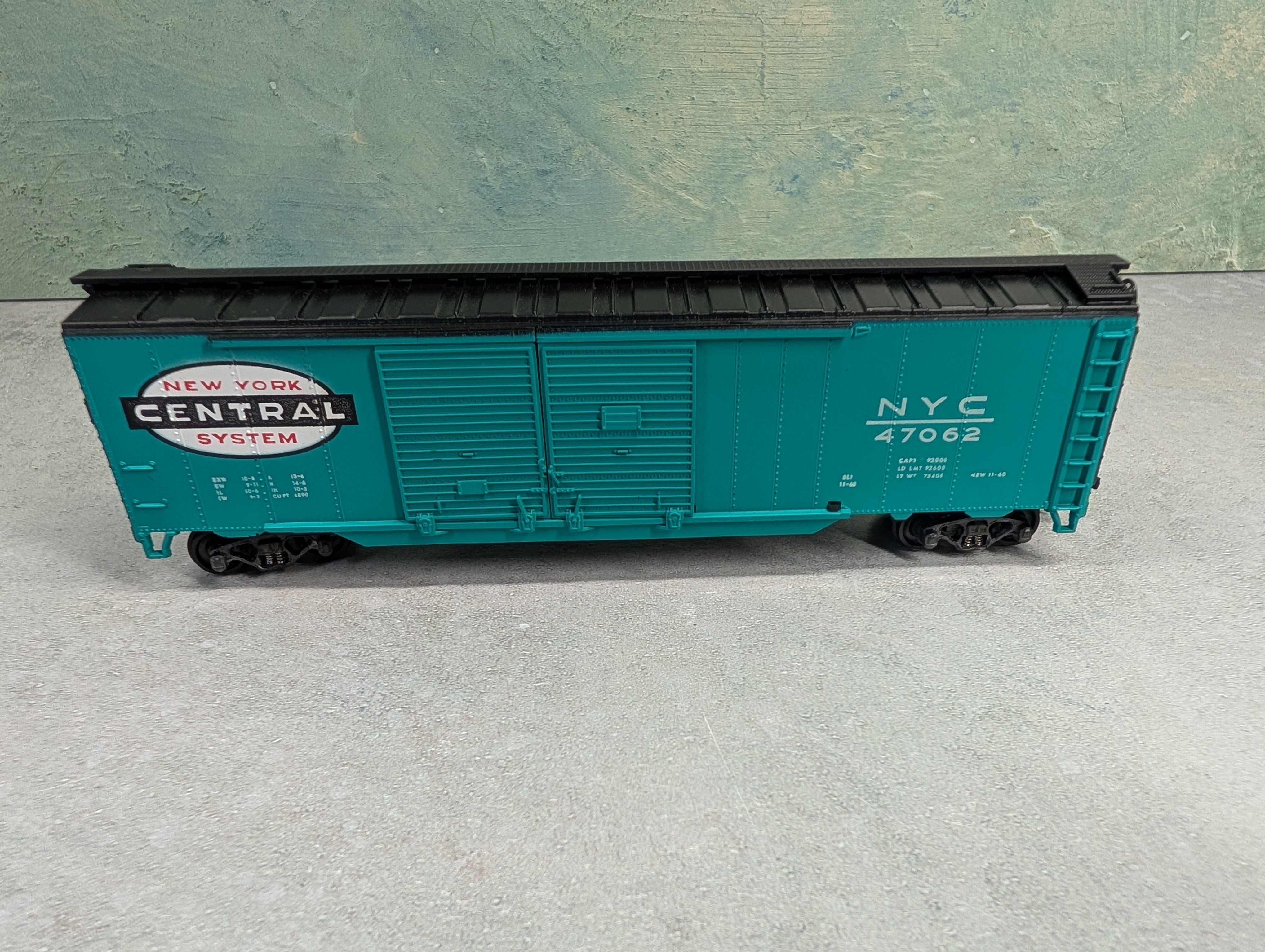 USED Athearn HO Scale 50' DD Box Car New York Central NYC #47062