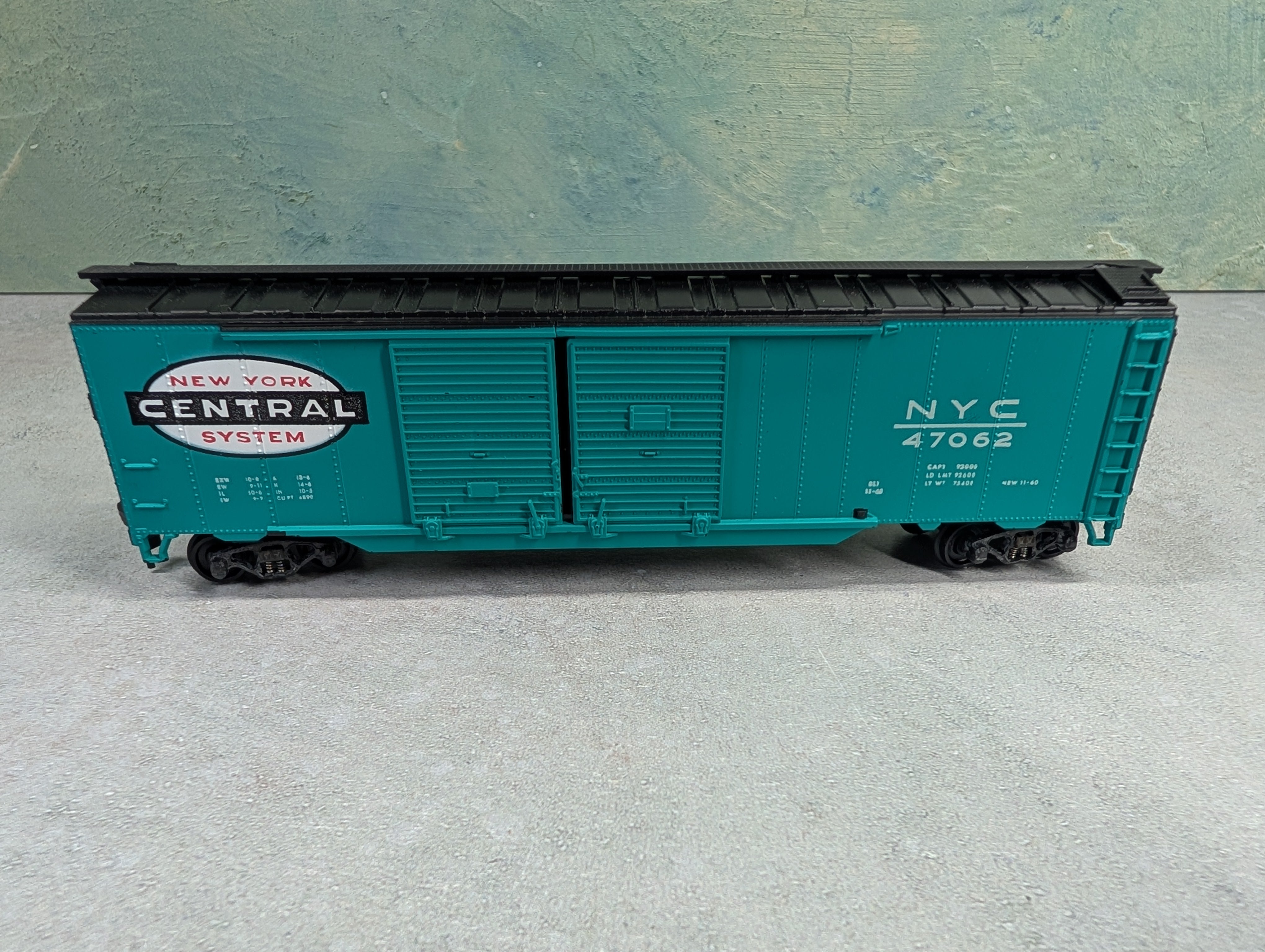 USED Athearn HO Scale 50' DD Box Car New York Central NYC #47062
