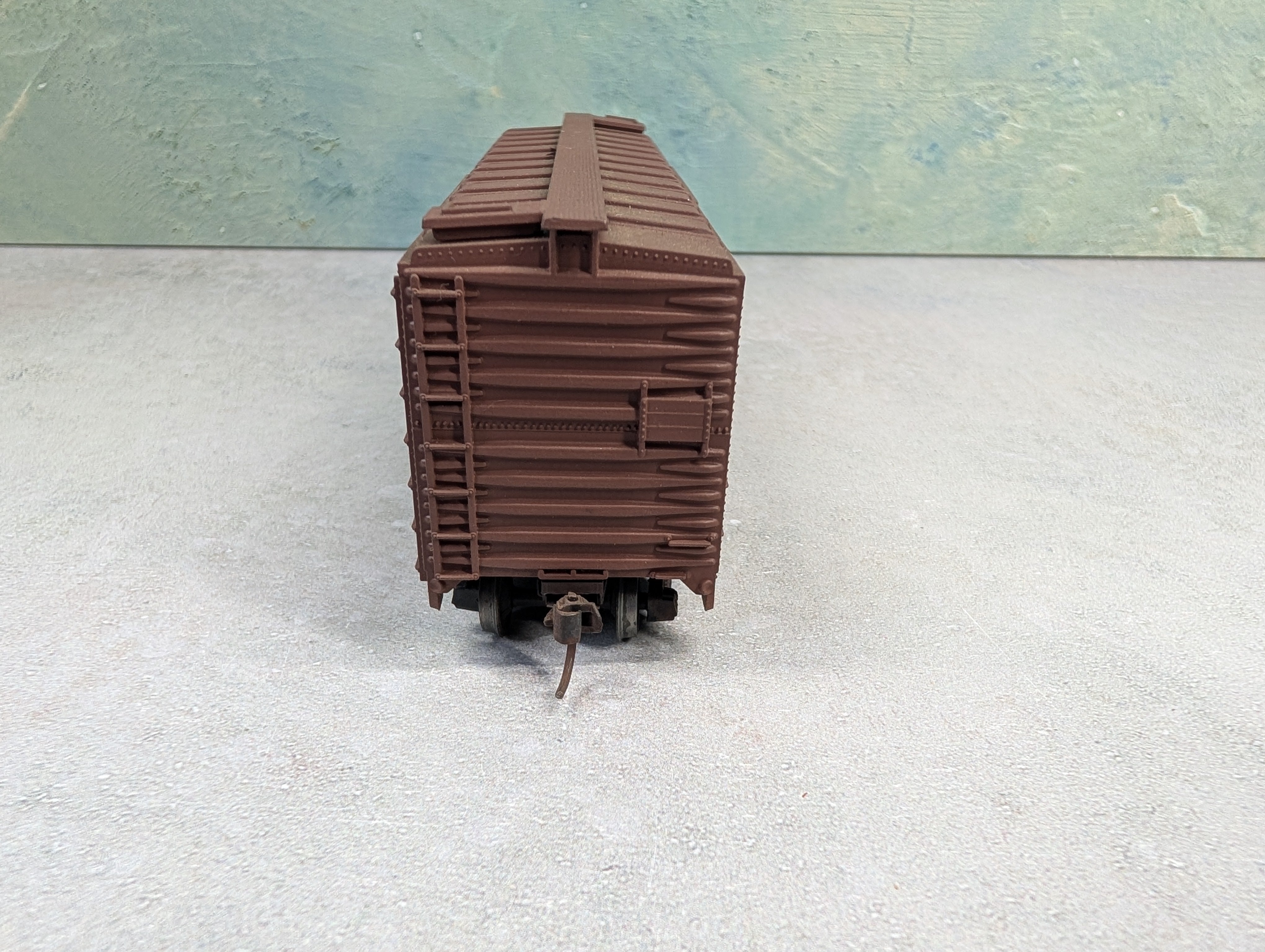 USED Athearn HO Scale 40' Box Car Delaware and Hudson D&H #17632 Weathered