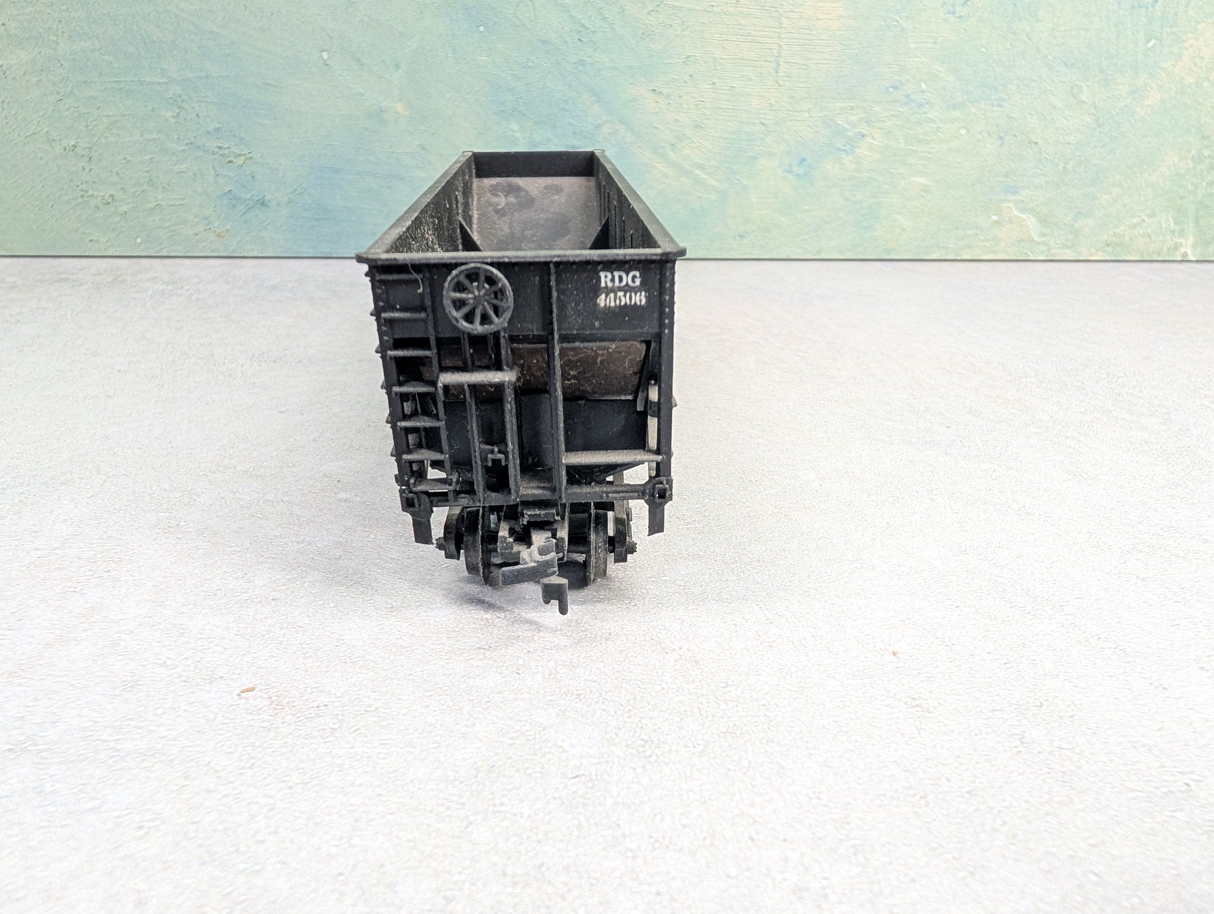 USED HO Scale 3 Bay Open Hopper Reading RDG #41506 Decal Road Number