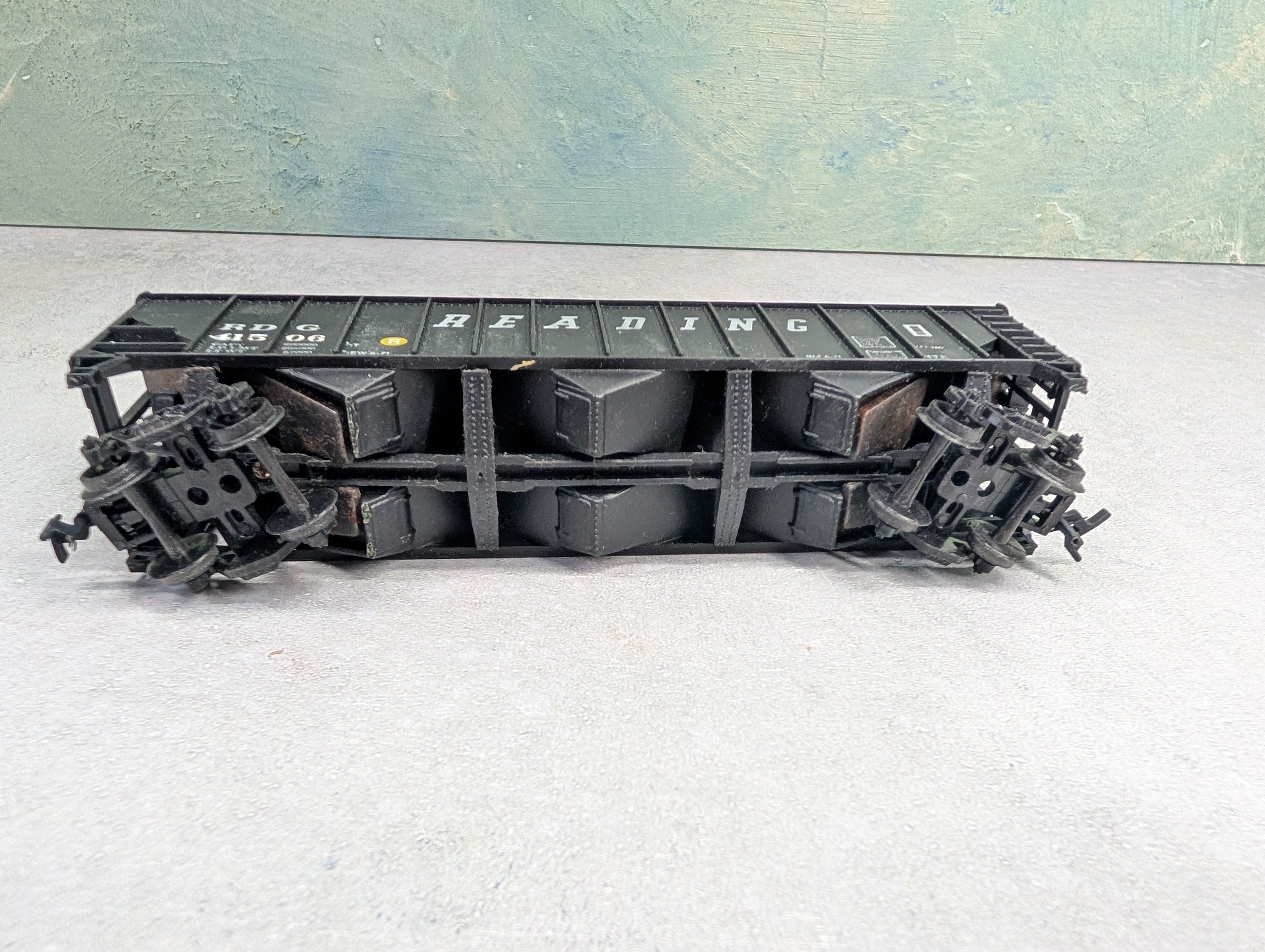 USED HO Scale 3 Bay Open Hopper Reading RDG #41506 Decal Road Number