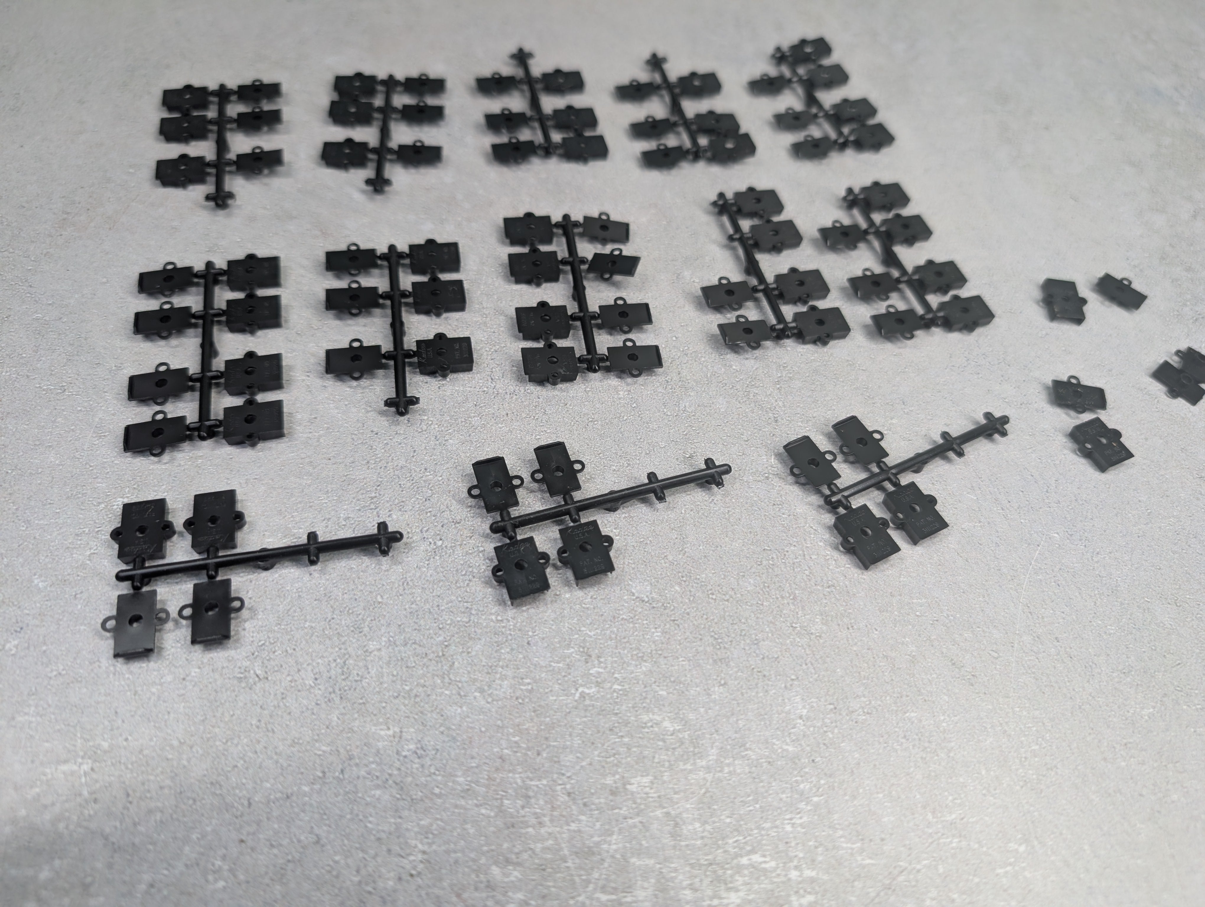 USED Kadee HO Scale Large Lot of Coupler Gearboxes & Lids