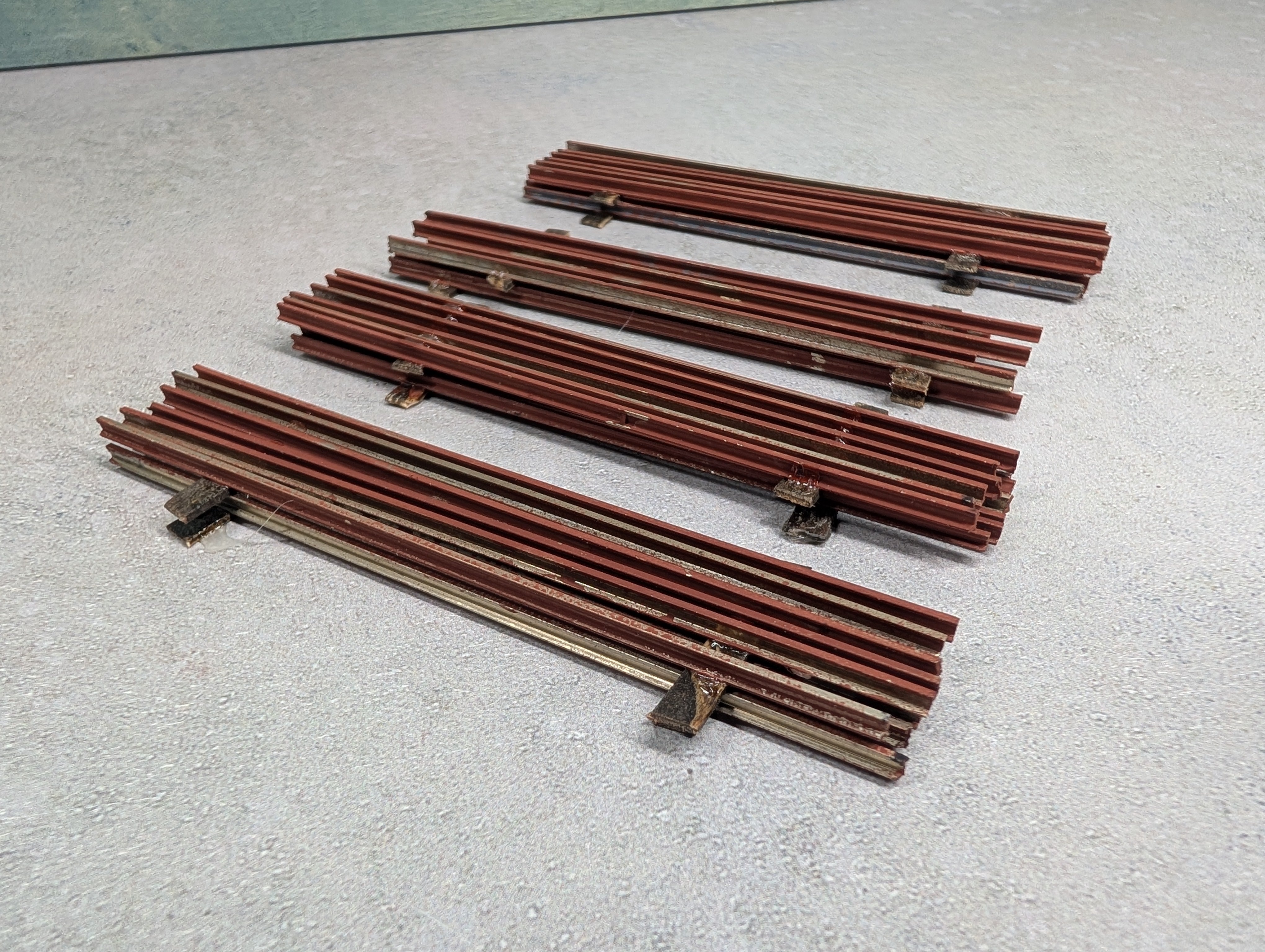 USED HO Scale Lot of Custom Rail Loads