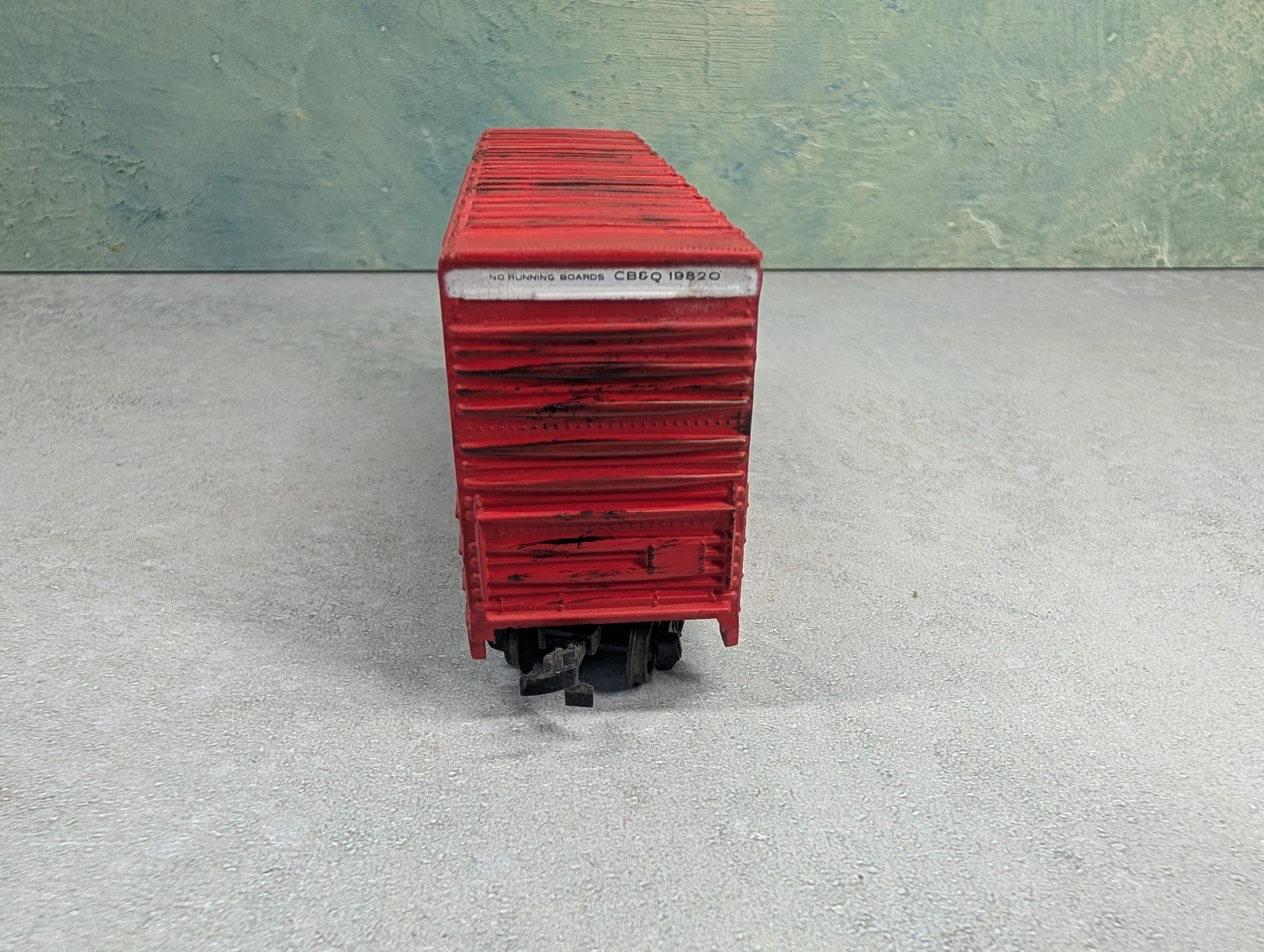 USED Bachmann HO Scale 40' Hi-Cube Box Car Burlington CB&Q #19820