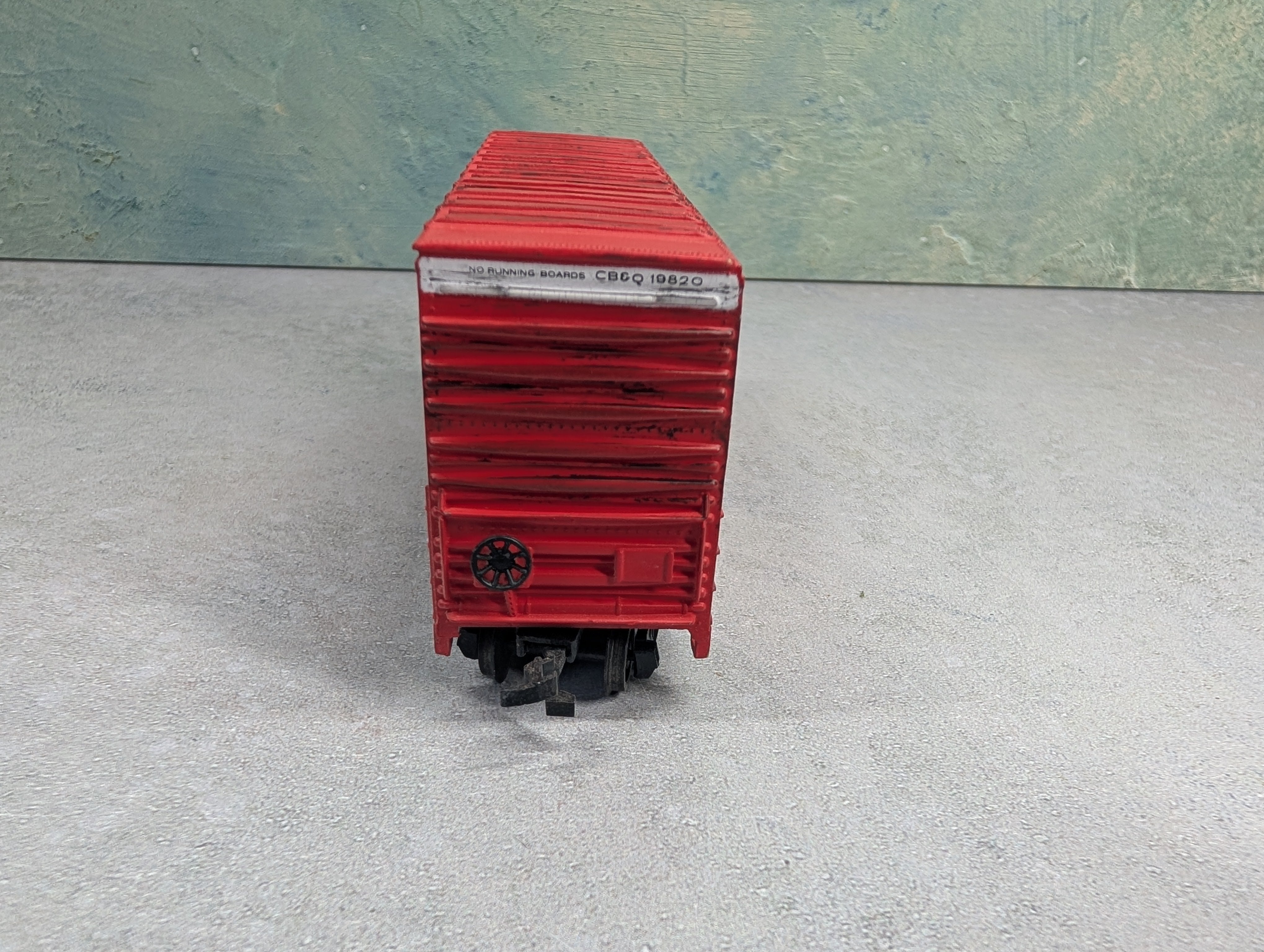 USED Bachmann HO Scale 40' Hi-Cube Box Car Burlington CB&Q #19820