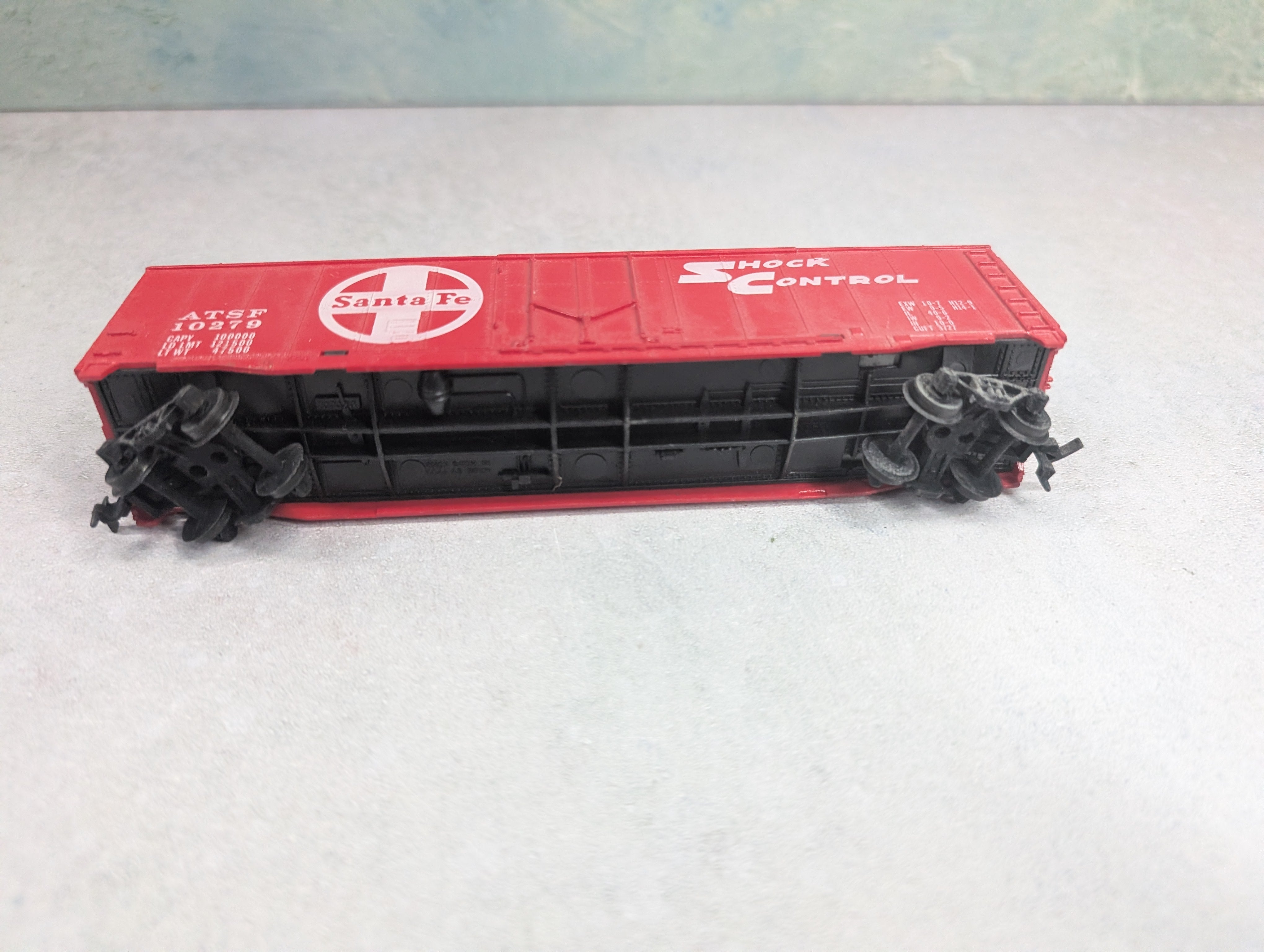 USED Bachmann HO Scale 50' Box Car Santa Fe ATSF #10279