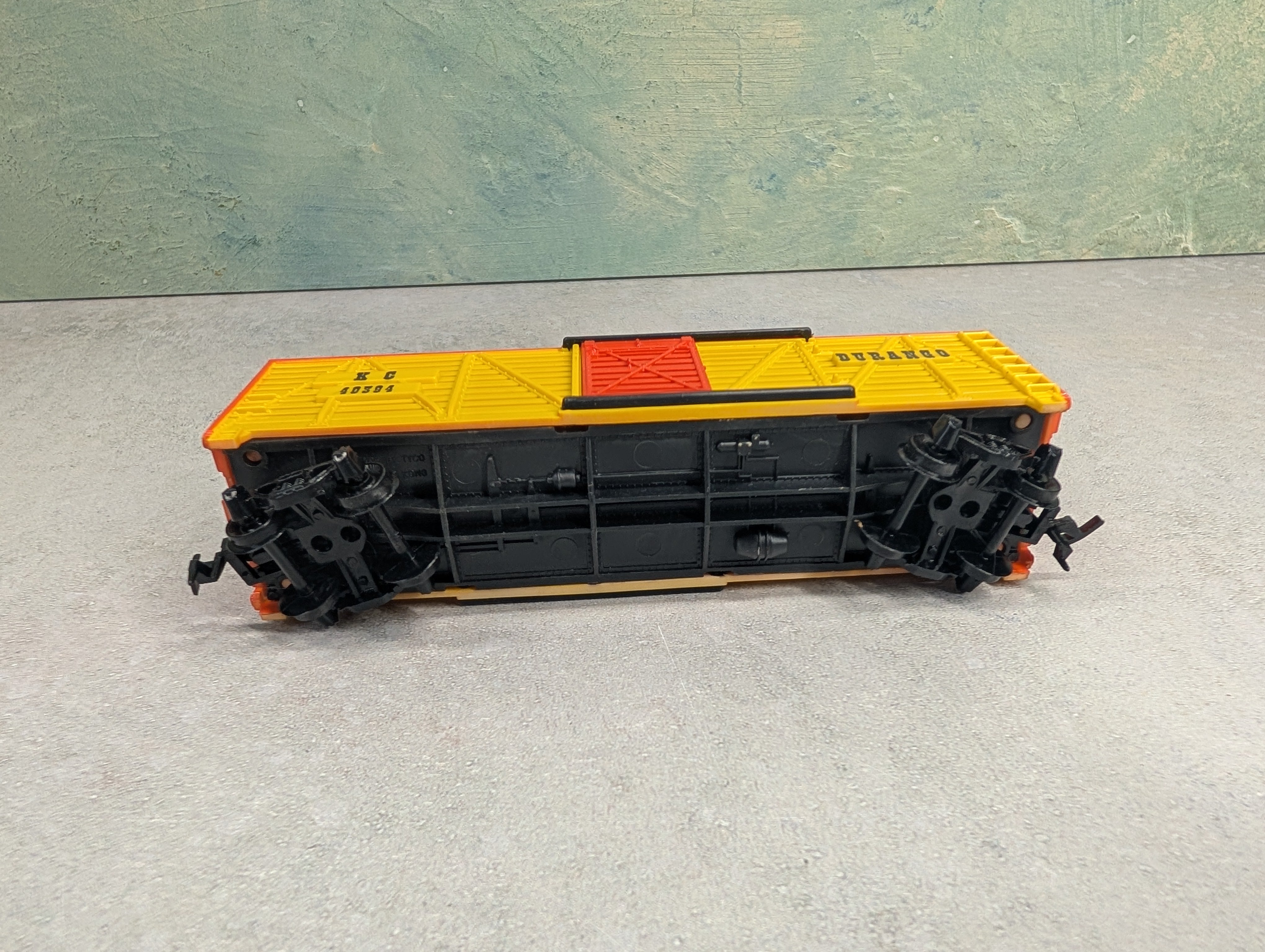 USED Tyco HO Scale 40' Cattle Stock Car Durango KC #40394