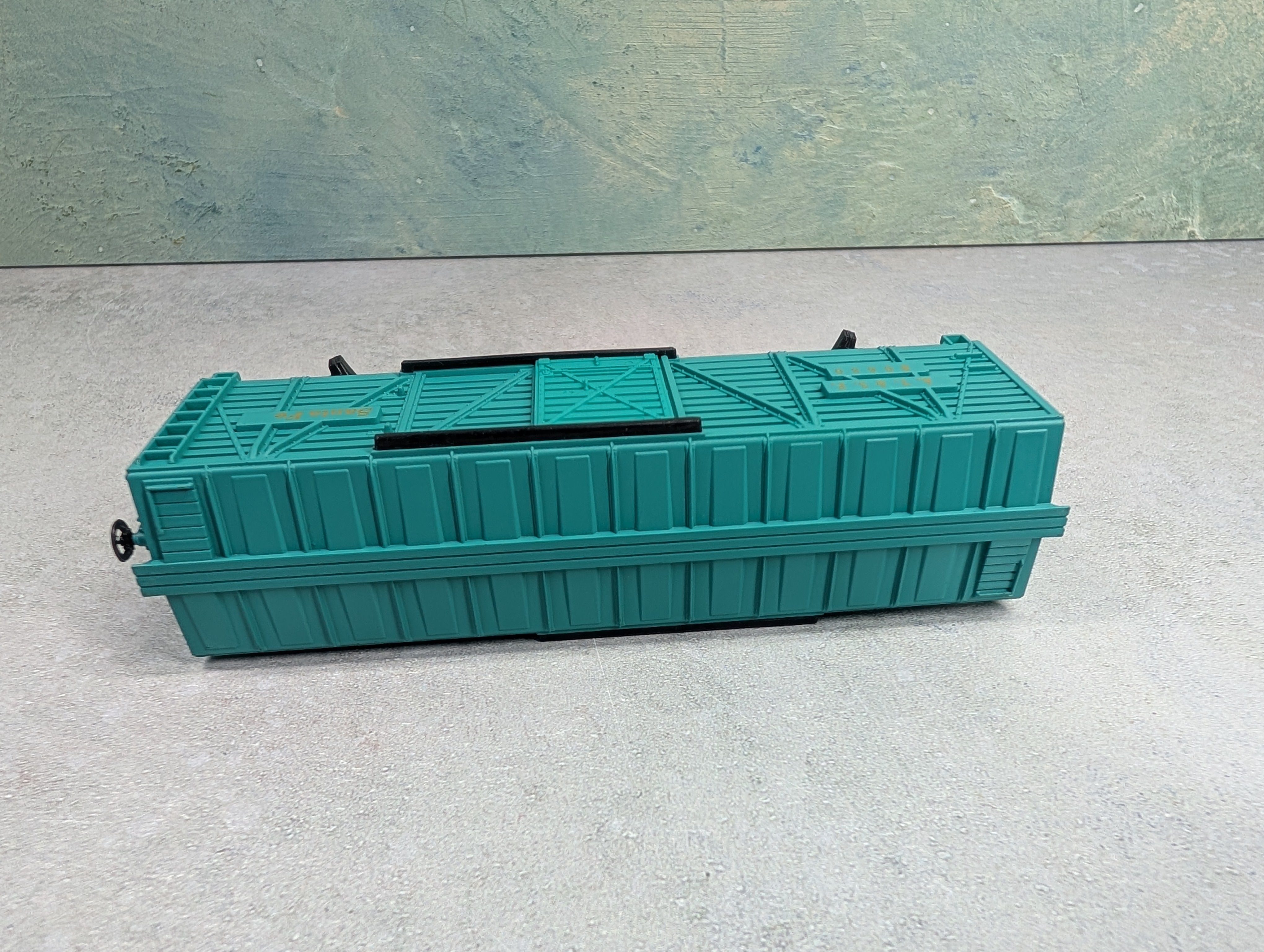 USED Tyco HO Scale 40' Cattle Stock Car Santa Fe ATSF #80680