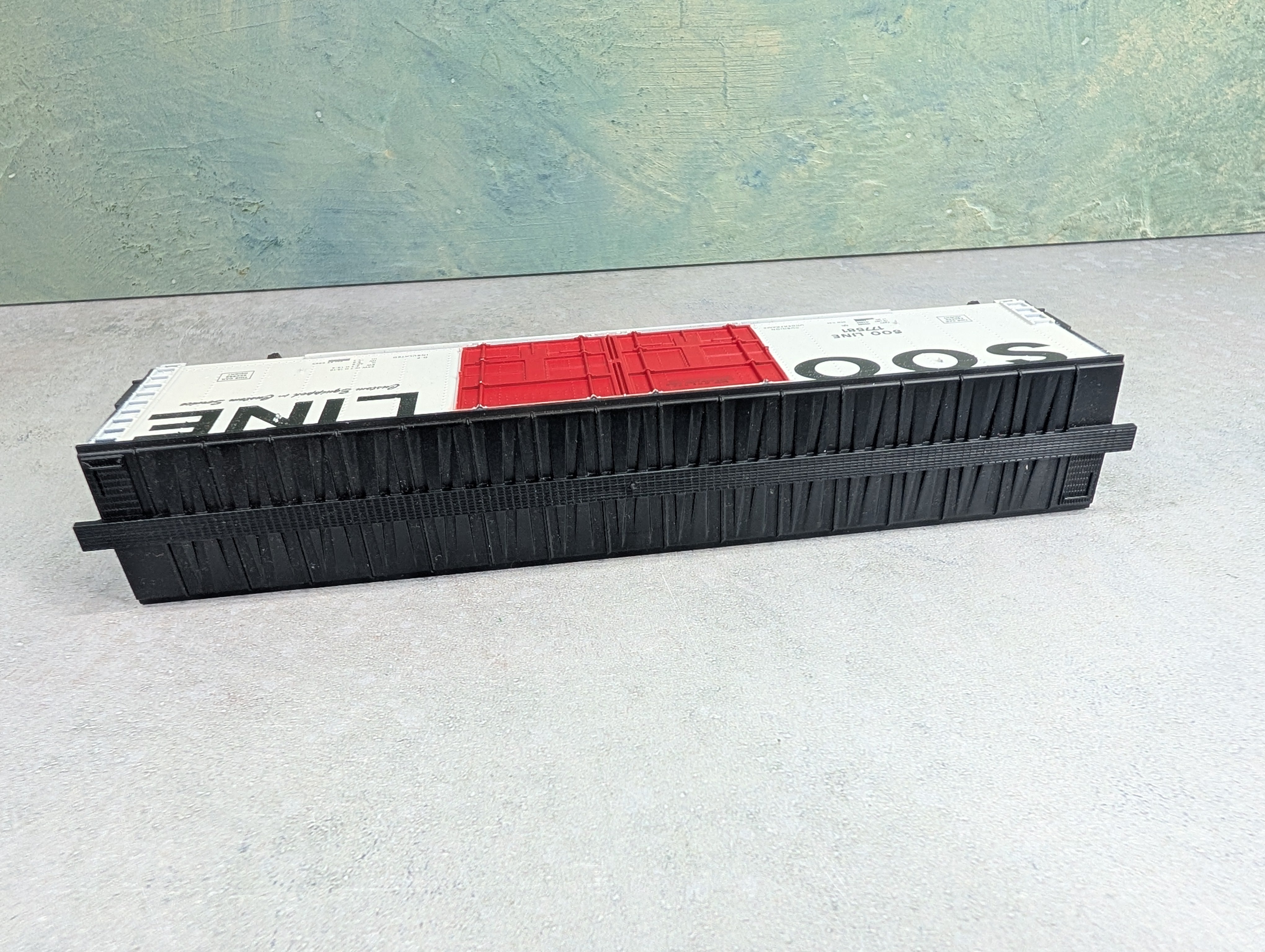 USED Tyco HO Scale 60' DD Box Car SOO Line #177581