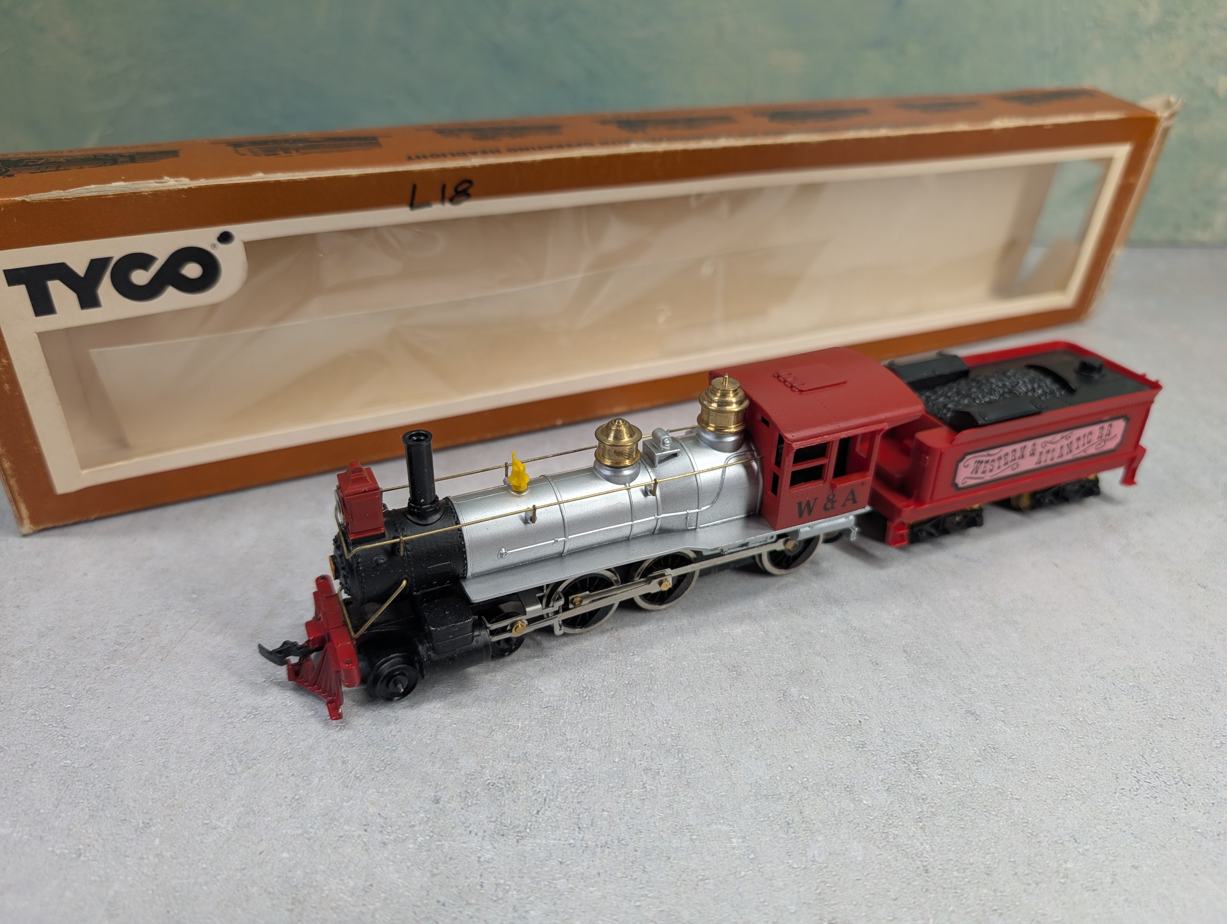 USED Tyco 242A HO Scale "DixieBelle" 4-6-0 Steam Engine Western & Atlantic W&A #3 Runs Well