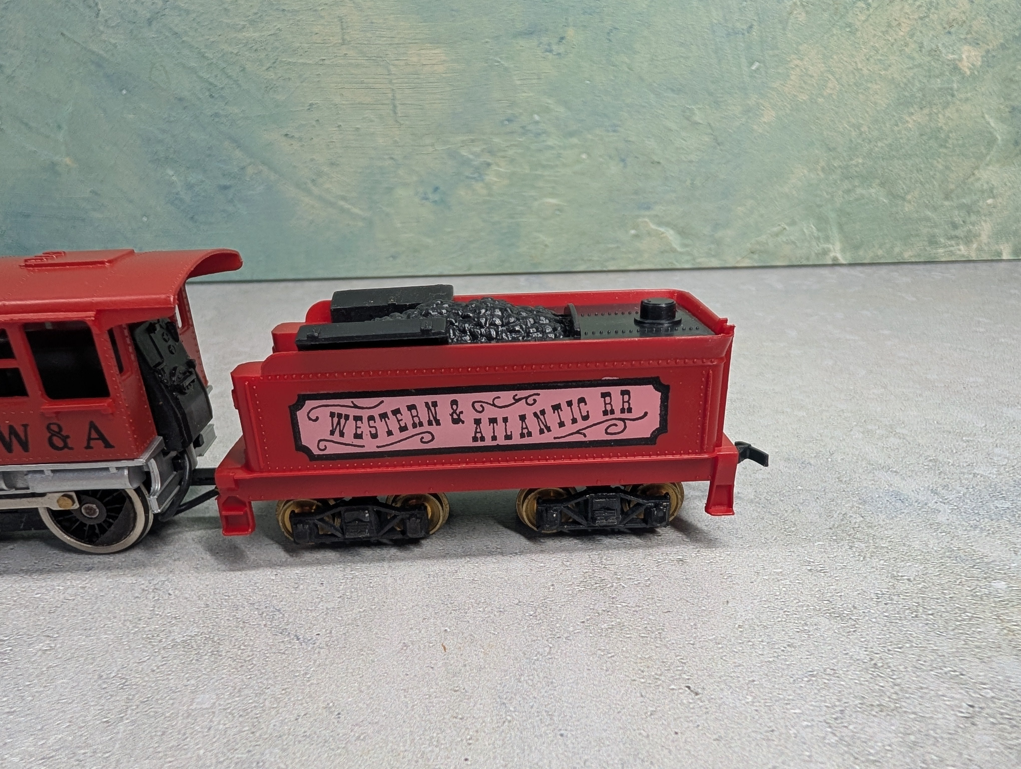 USED Tyco 242A HO Scale "DixieBelle" 4-6-0 Steam Engine Western & Atlantic W&A #3 Runs Well