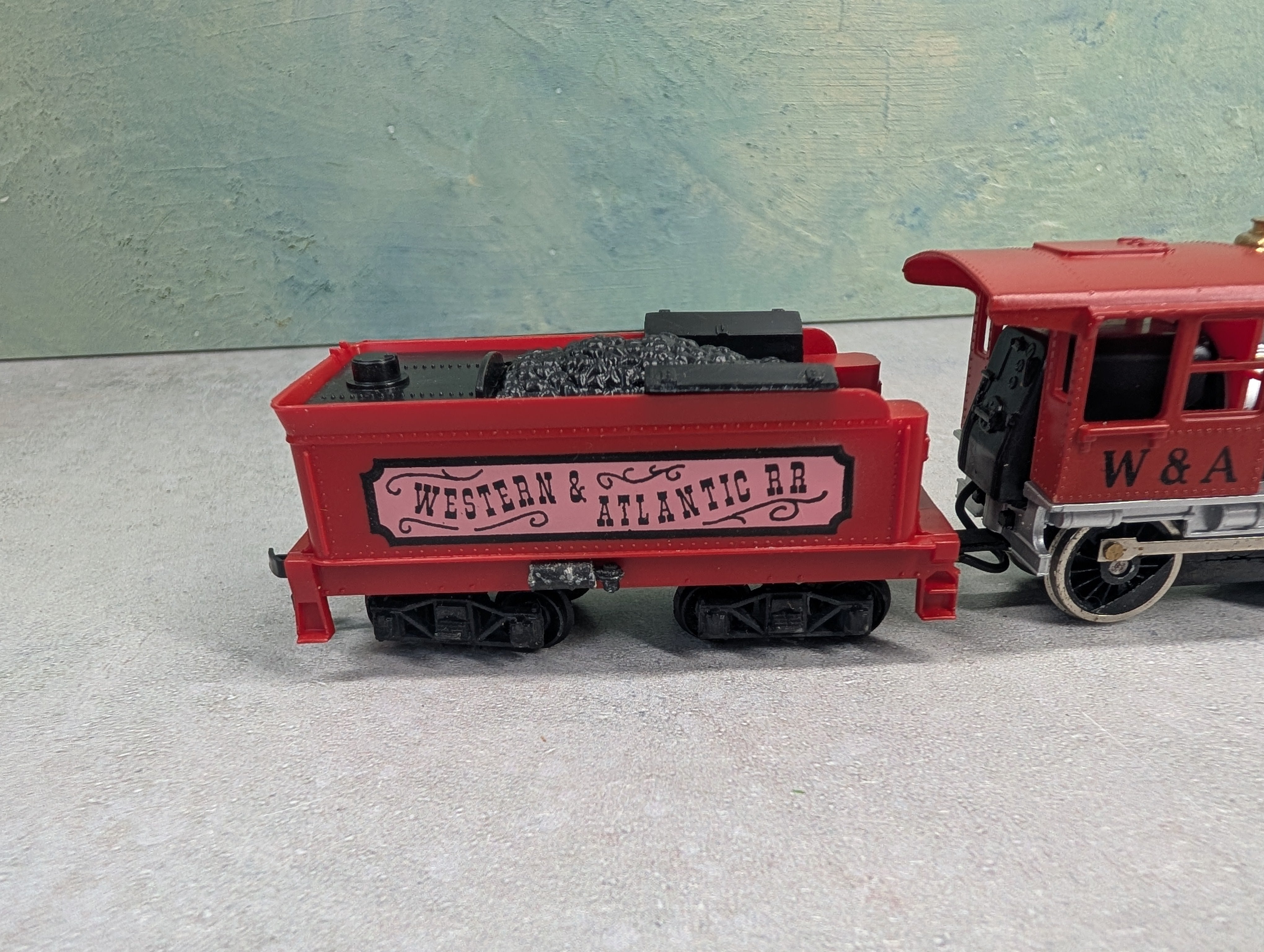 USED Tyco 242A HO Scale "DixieBelle" 4-6-0 Steam Engine Western & Atlantic W&A #3 Runs Well