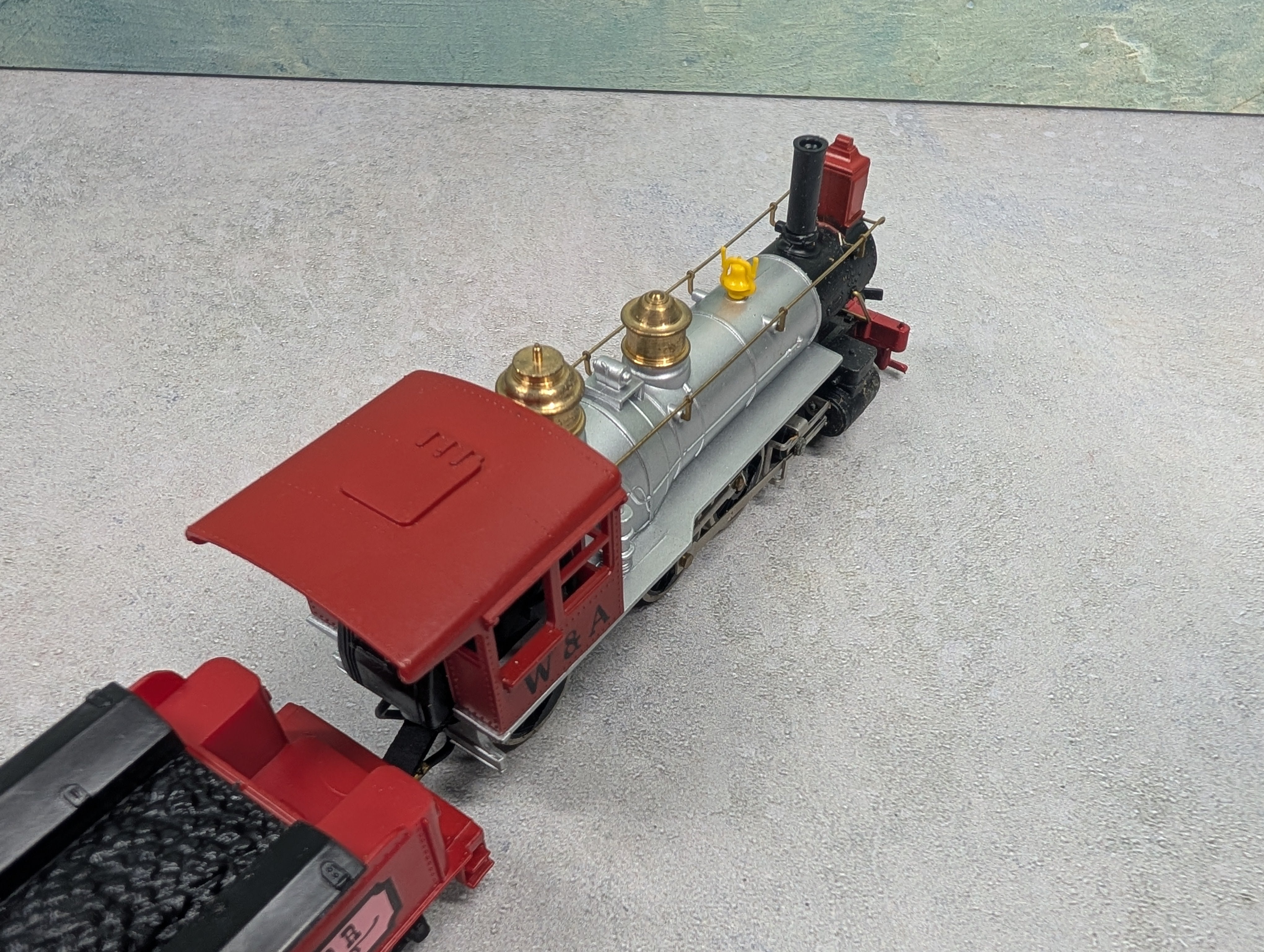 USED Tyco 242A HO Scale "DixieBelle" 4-6-0 Steam Engine Western & Atlantic W&A #3 Runs Well