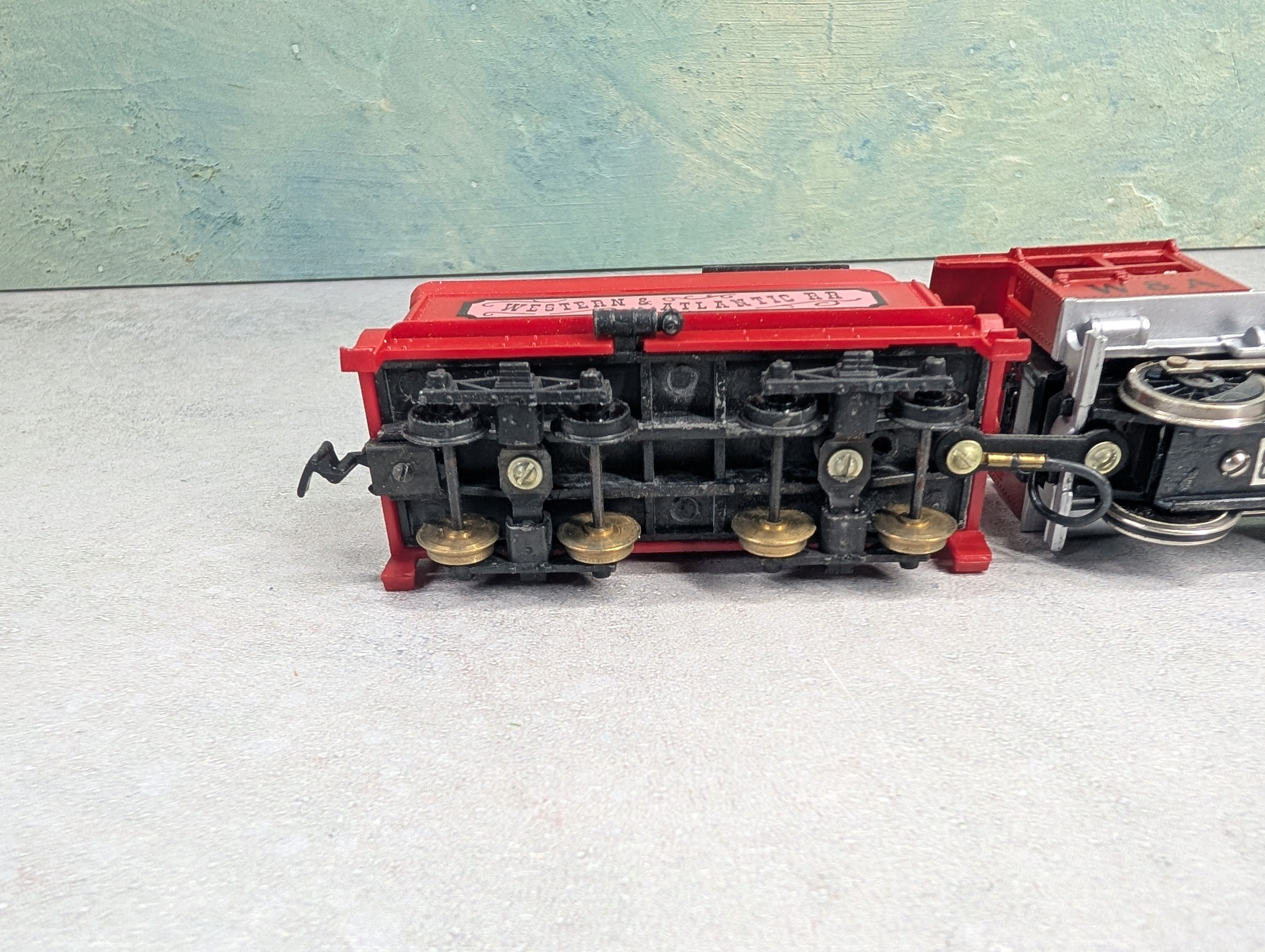 USED Tyco 242A HO Scale "DixieBelle" 4-6-0 Steam Engine Western & Atlantic W&A #3 Runs Well