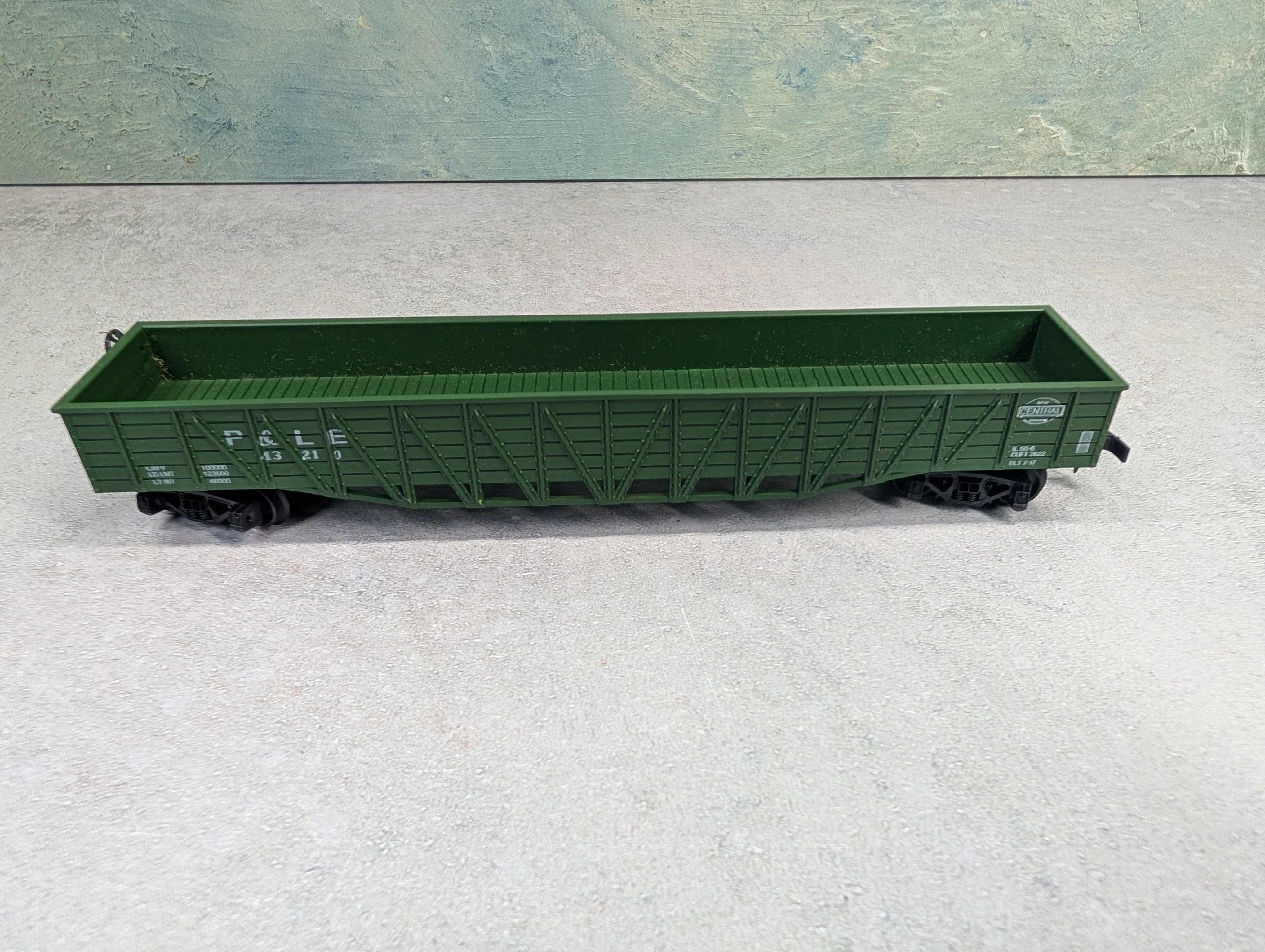 USED AHM HO Scale Gondola Pittsburgh and Lake Erie P&LE #43210
