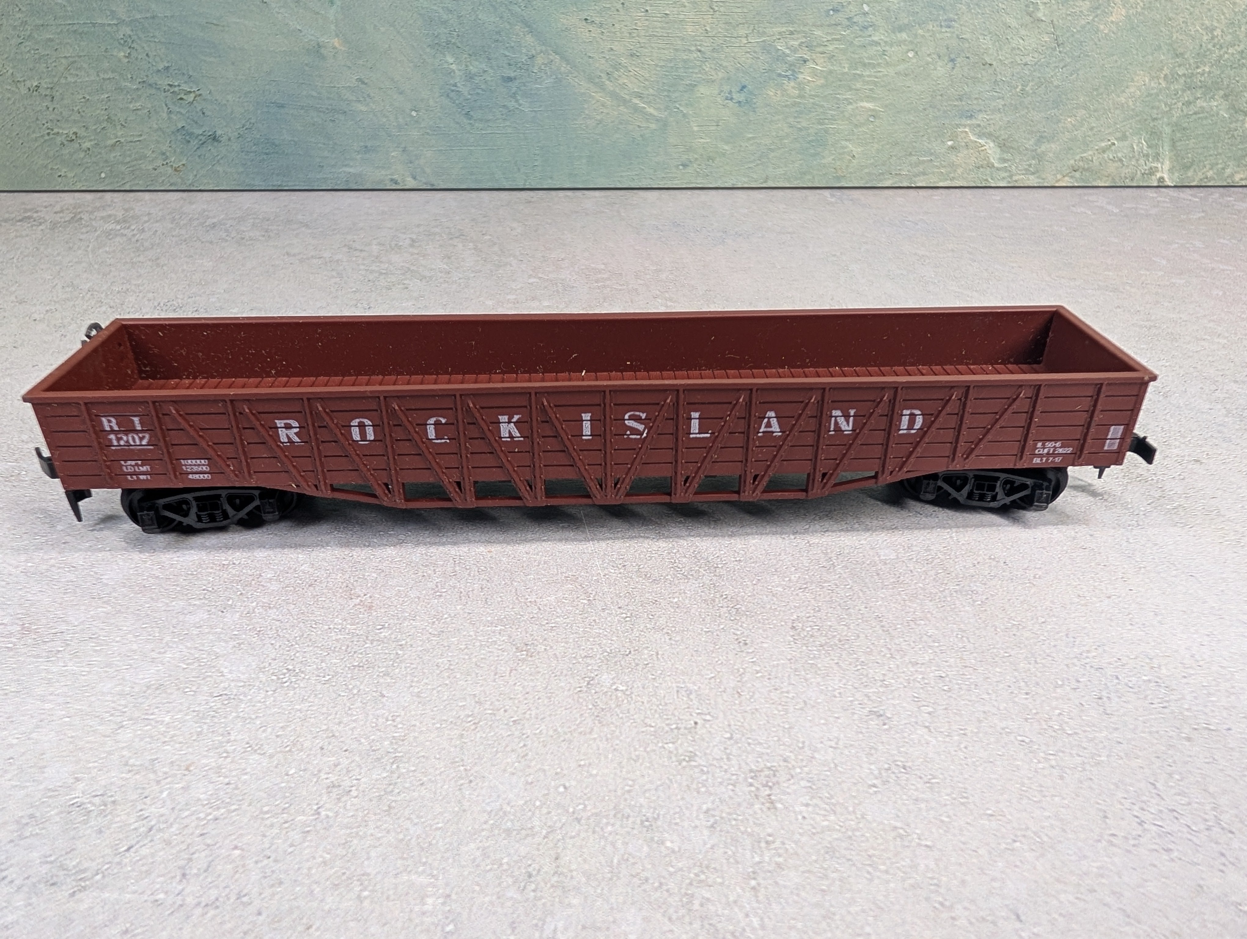 USED AHM HO Scale Gondola Rock Island RI #1207