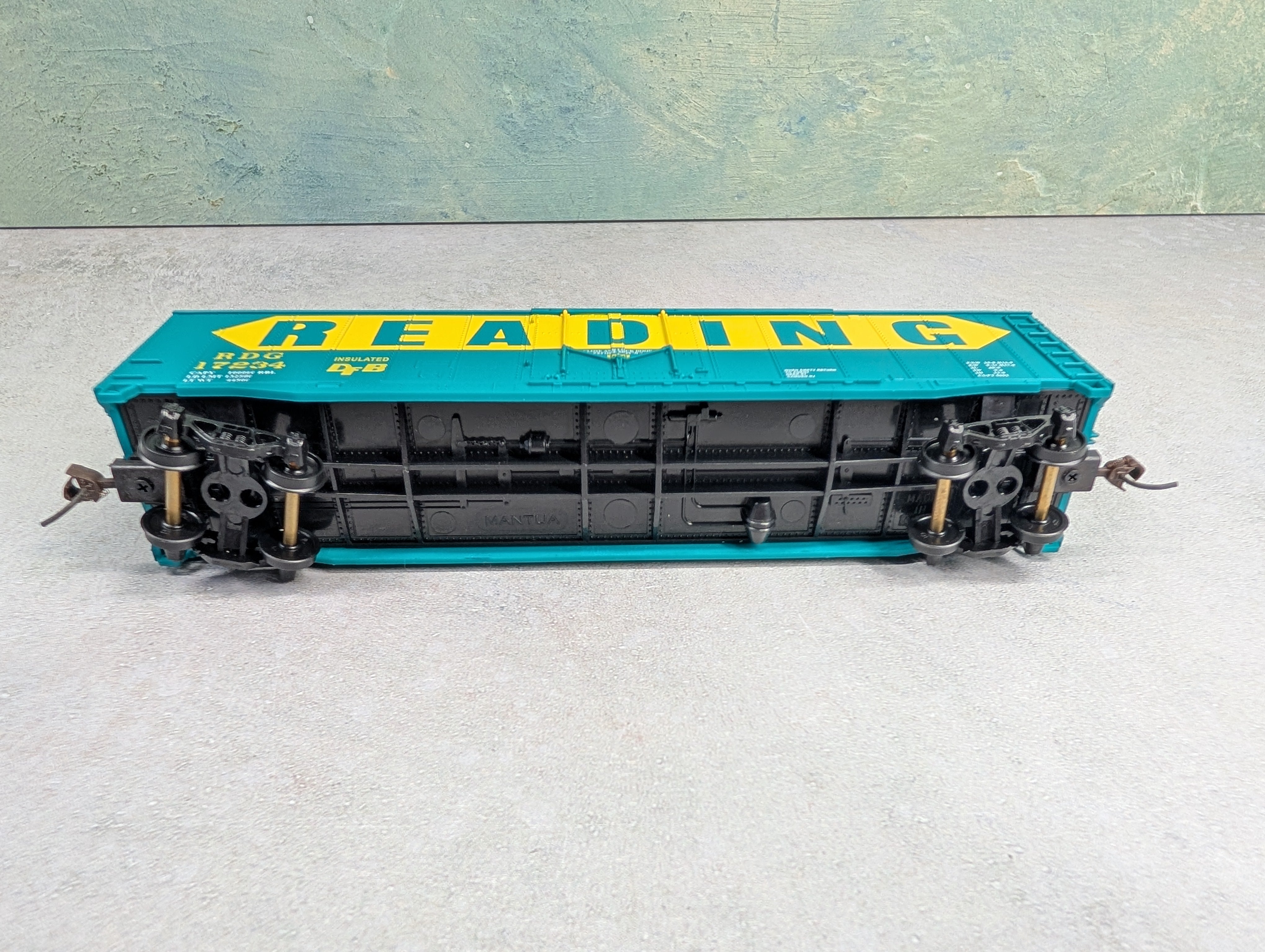 USED Mantua 755021 HO Scale 50' Plug Door Box Car Reading RDG #17234