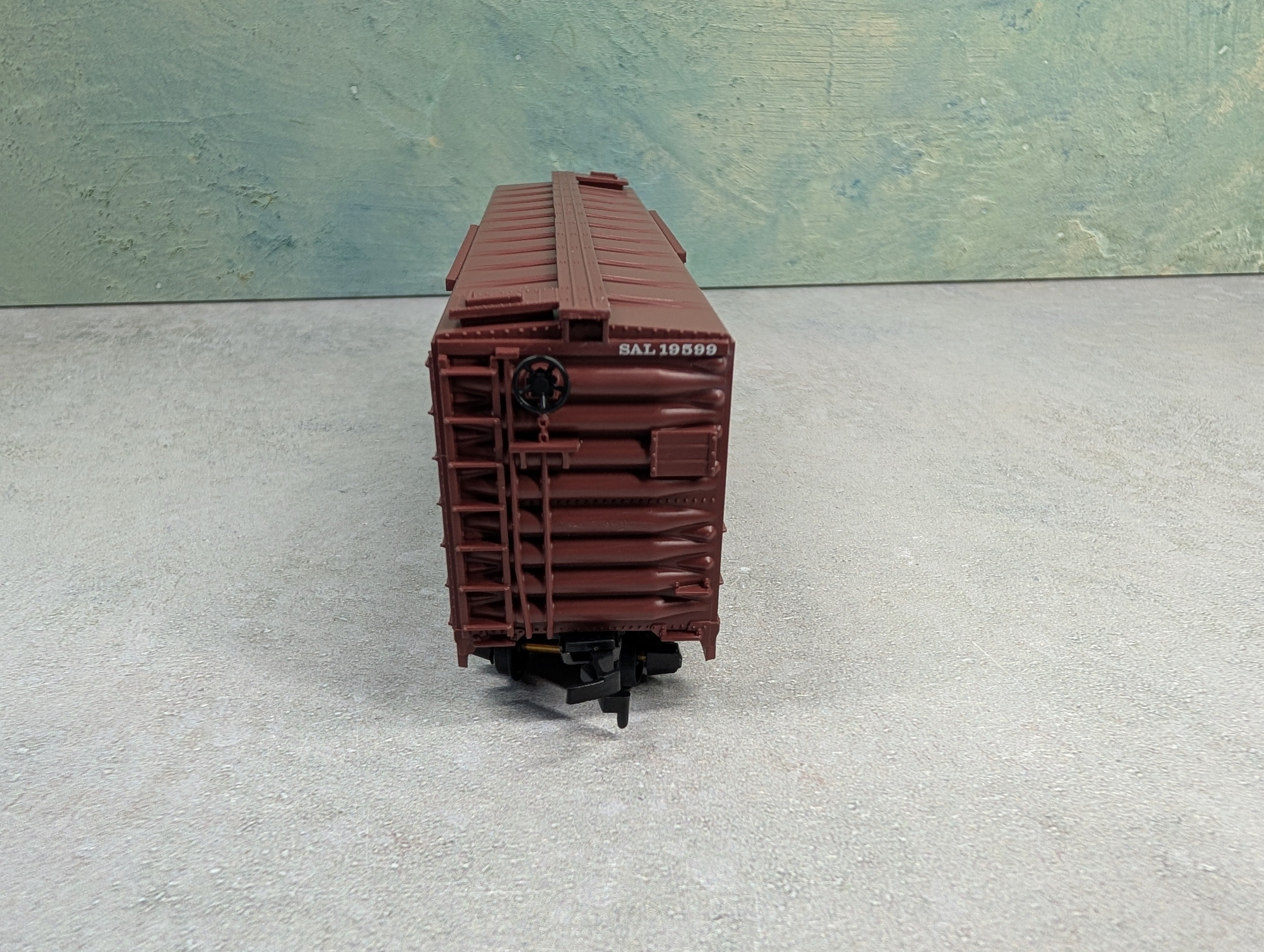 USED Mantua 734-302 HO Scale Heavy 40' Steel Box Car Seaboard #19599