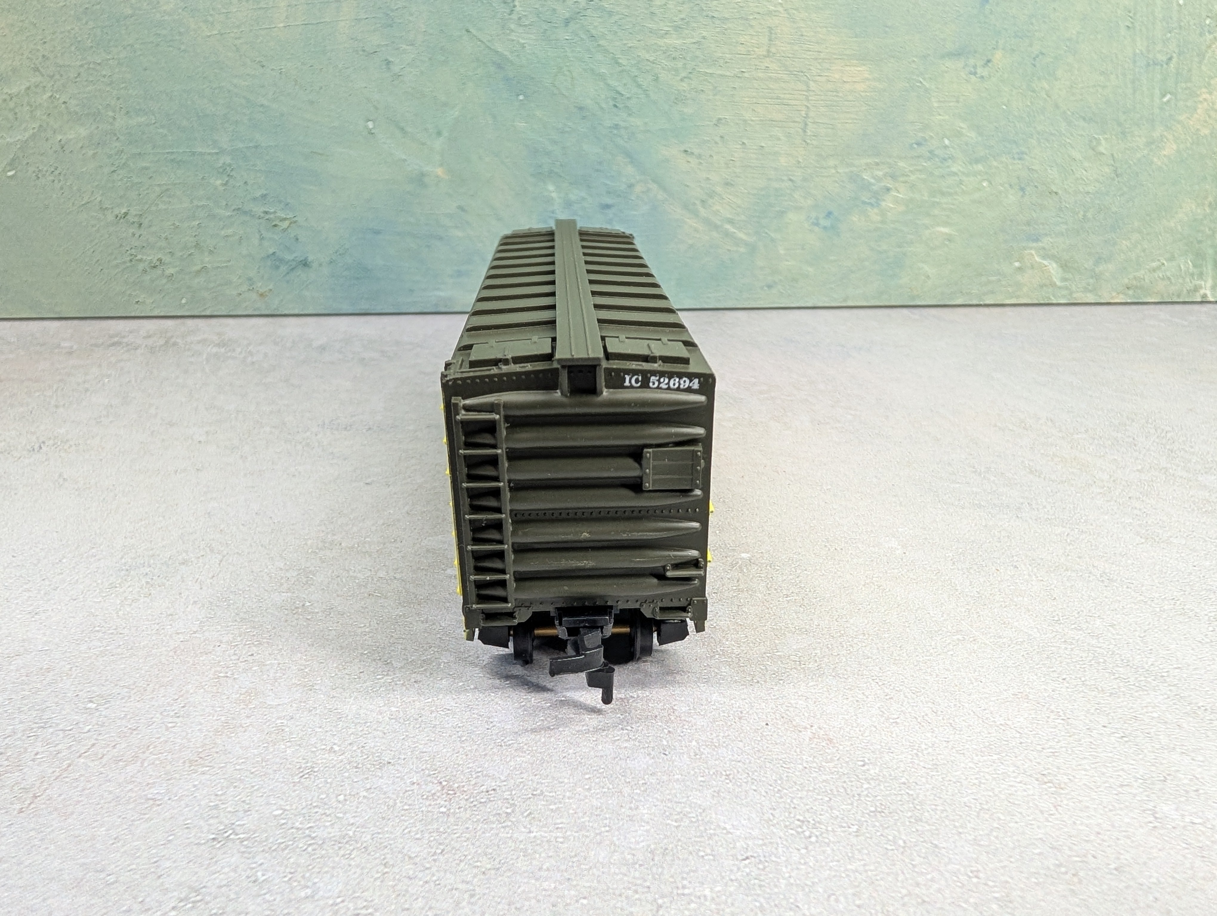 USED Mantua 733-510 HO Scale Heavy 40' Steel Box Car Illinois Central IC #52694