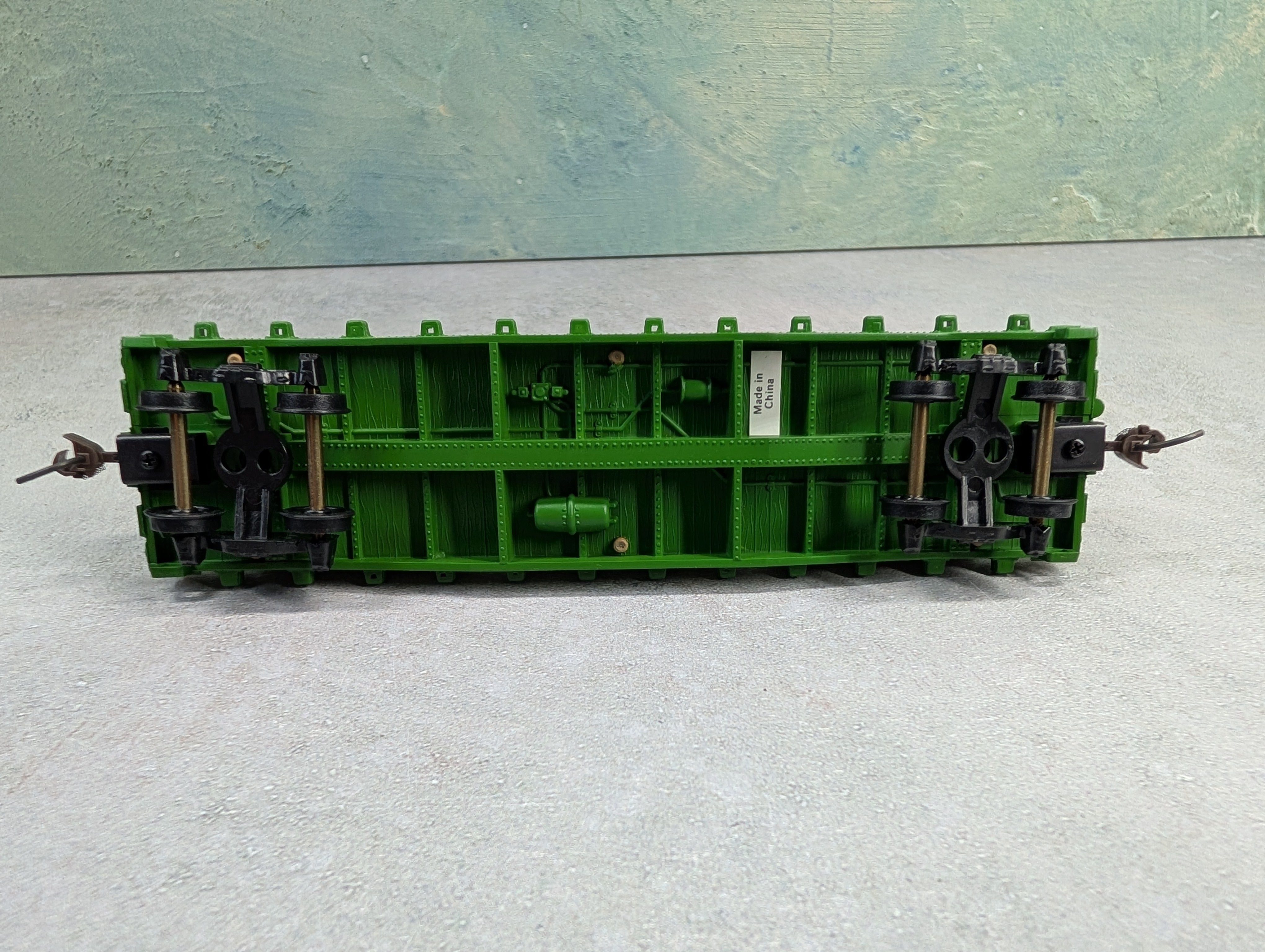 USED Mantua 727-021 HO Scale Flat Car w/ Crates Reading RDG #9311