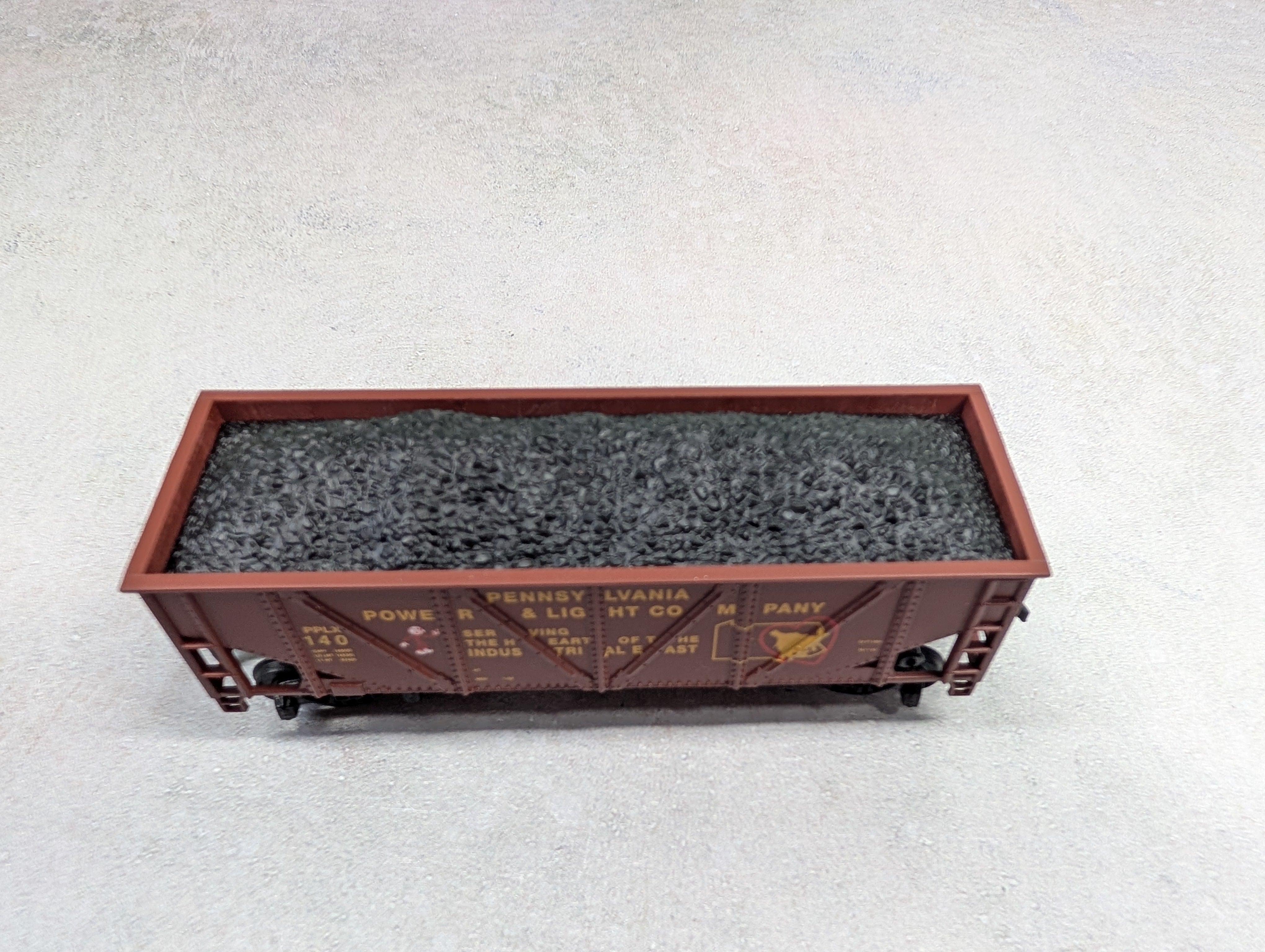 USED Mantua 729-202 HO Scale Heavy 32' Hopper PPL PPLX #140