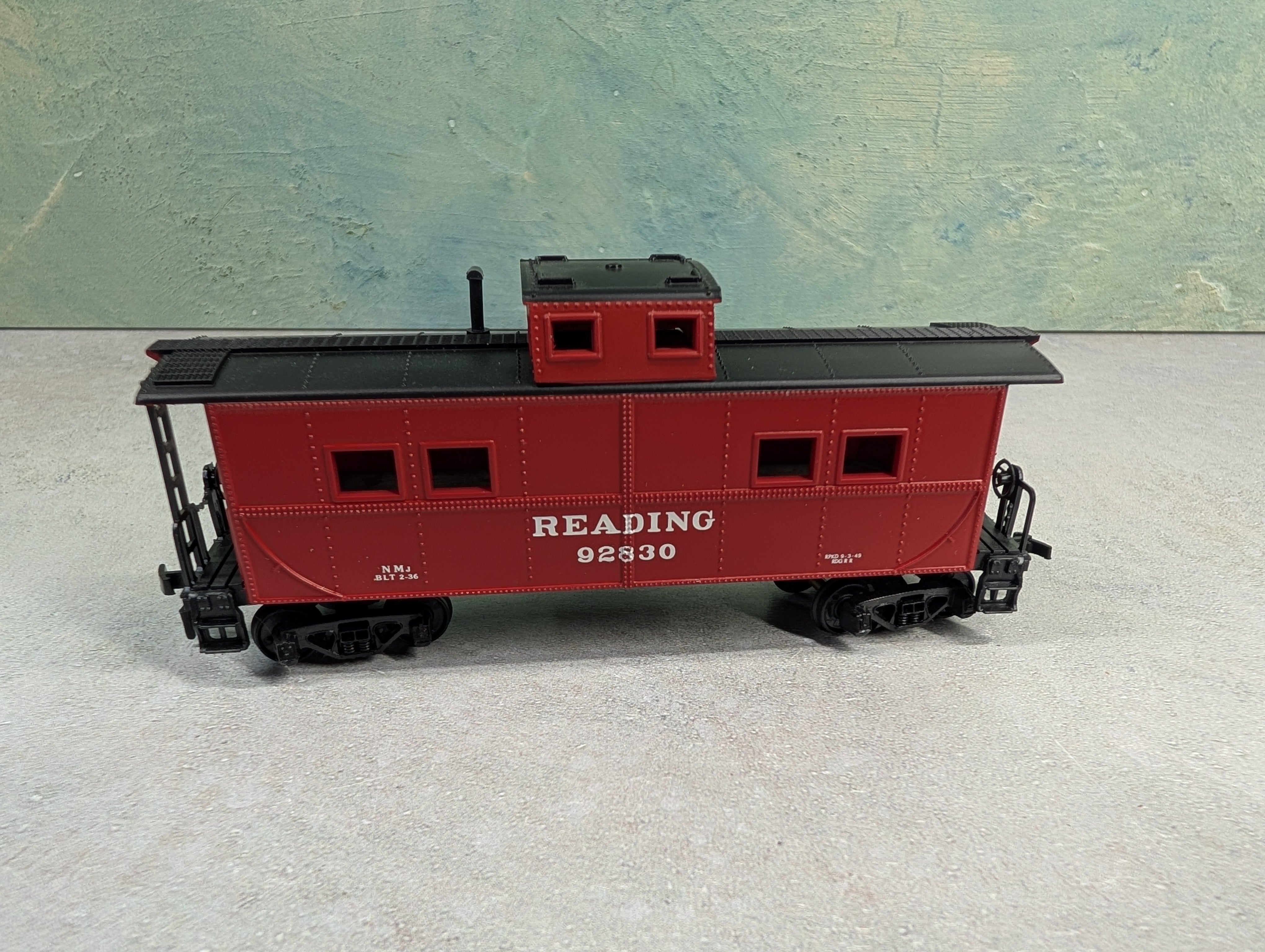 USED Mantua 726-621 HO Scale Heavy 36' Caboose Reading #92830