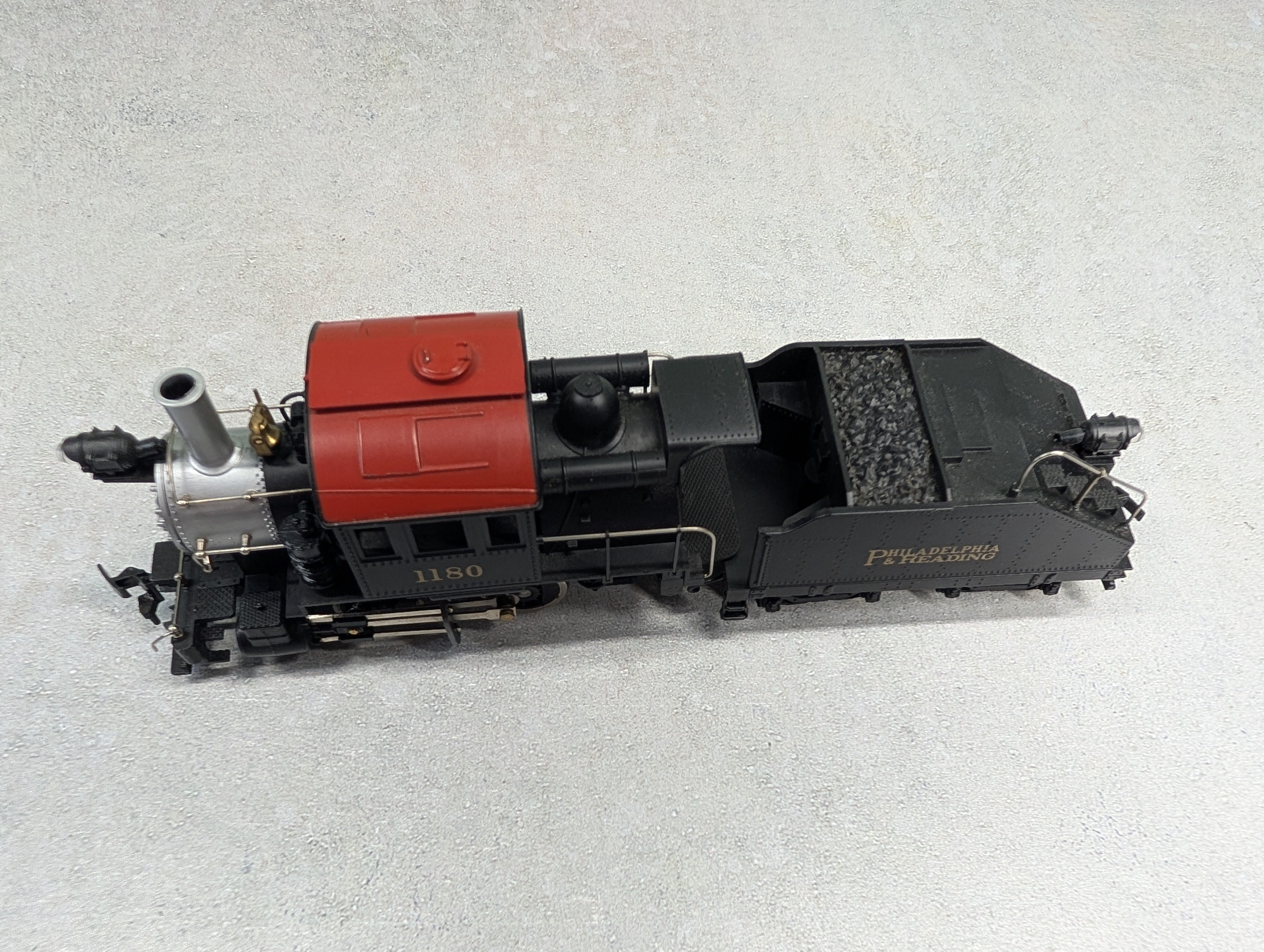 USED Mantua 335-20 HO Scale Goat Switcher Steam Locomotive Philadelphia & Reading #1180 Runs Great! DC