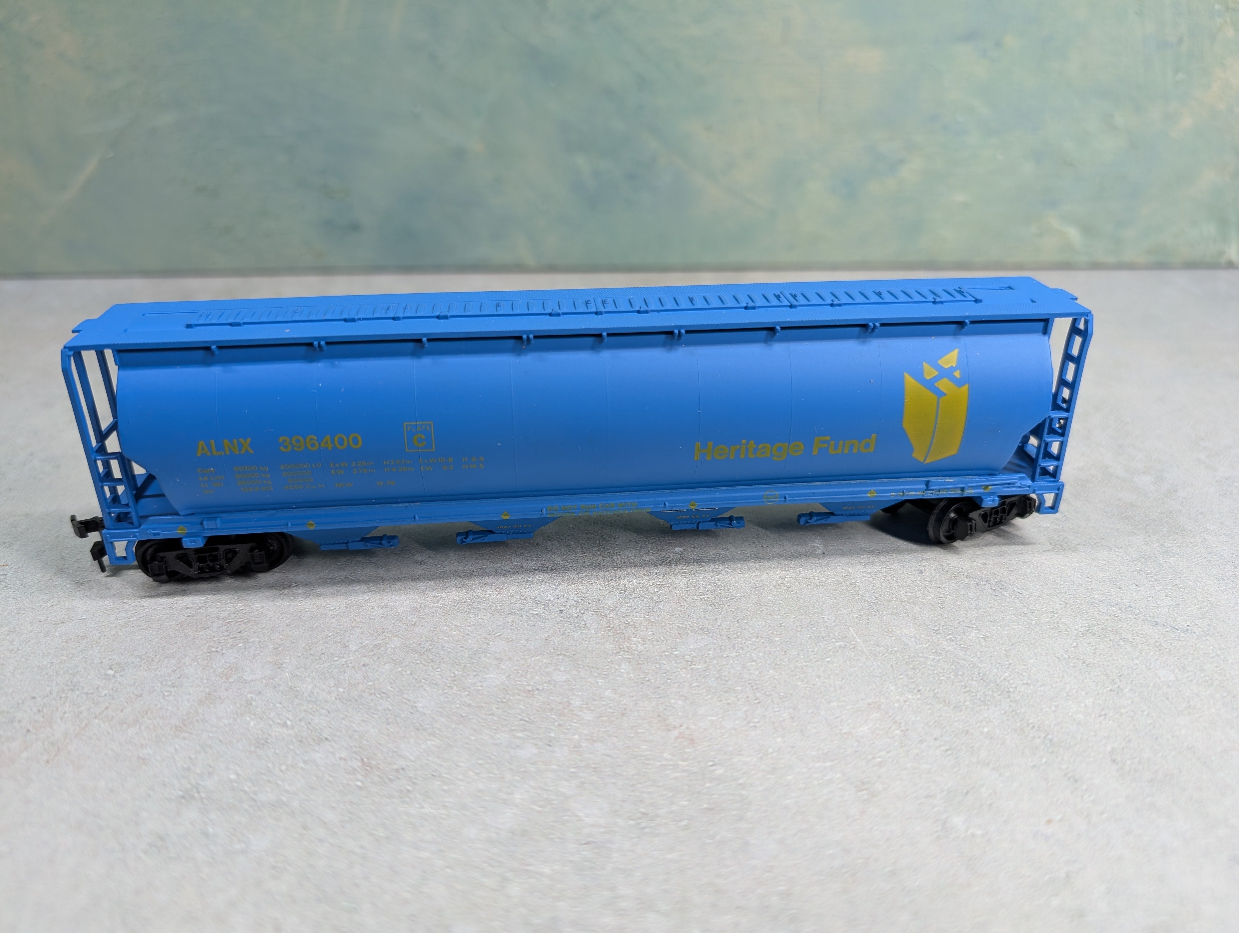 USED Bachmann #43-1031 HO Scale 55' Grain Hopper Heritage Fund ALNX #396400