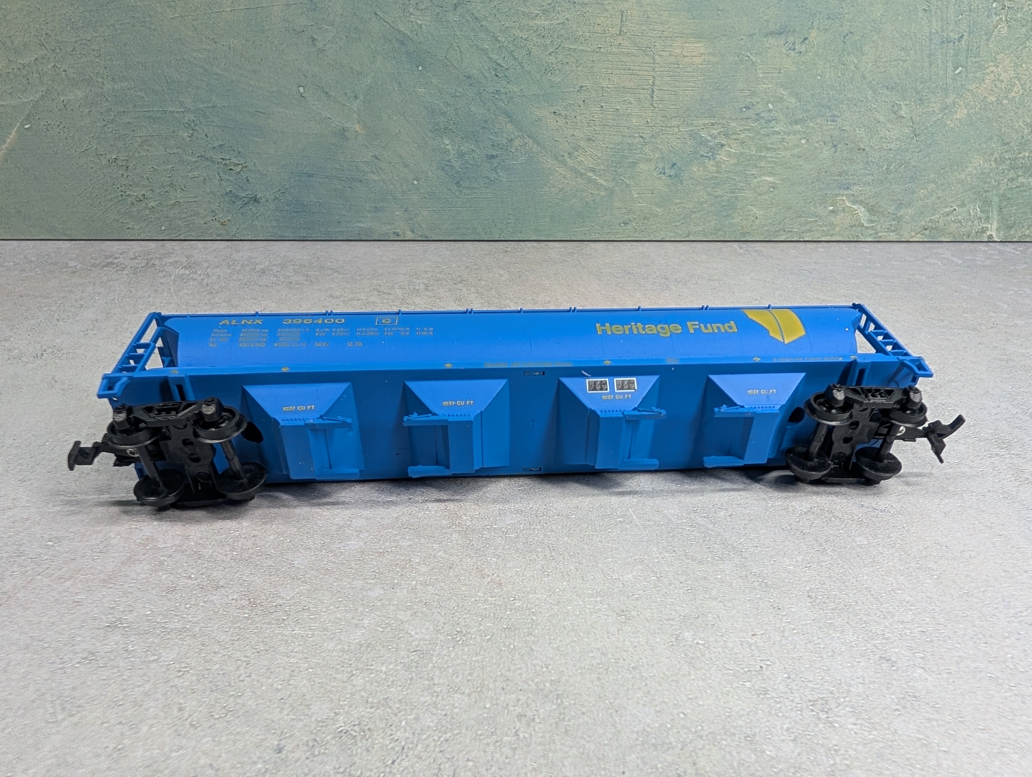 USED Bachmann #43-1031 HO Scale 55' Grain Hopper Heritage Fund ALNX #396400