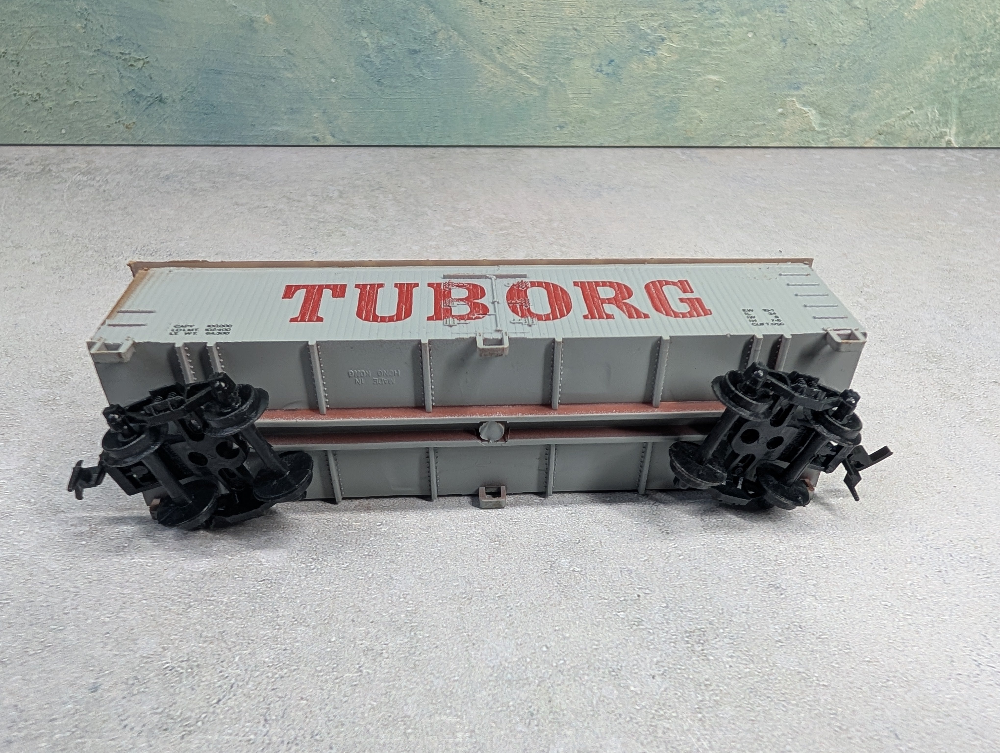 USED Life-Like HO Scale 38' Wooden Reefer Box Car Tuborg