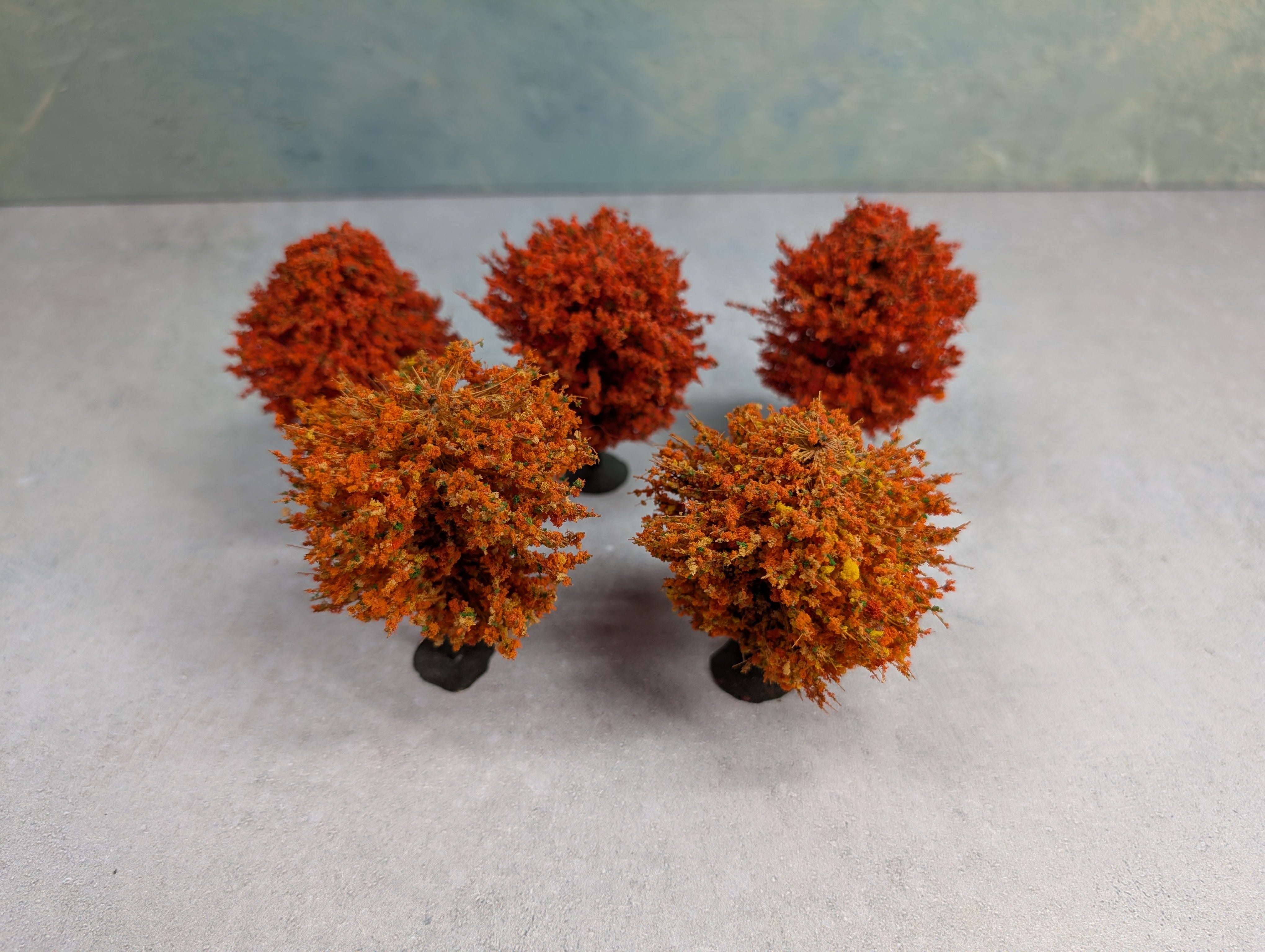 USED HO Scale Lot of Fall Trees