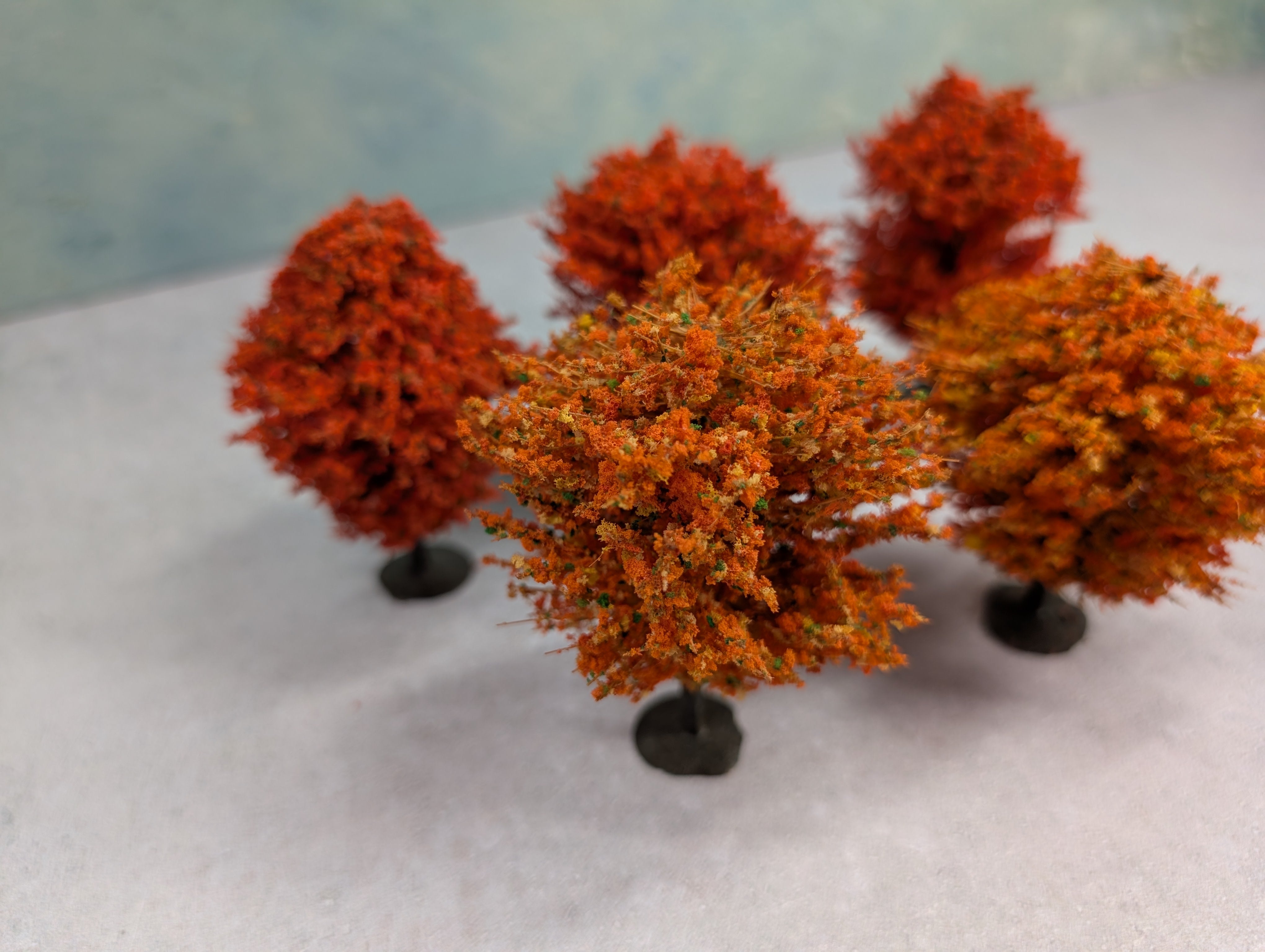 USED HO Scale Lot of Fall Trees