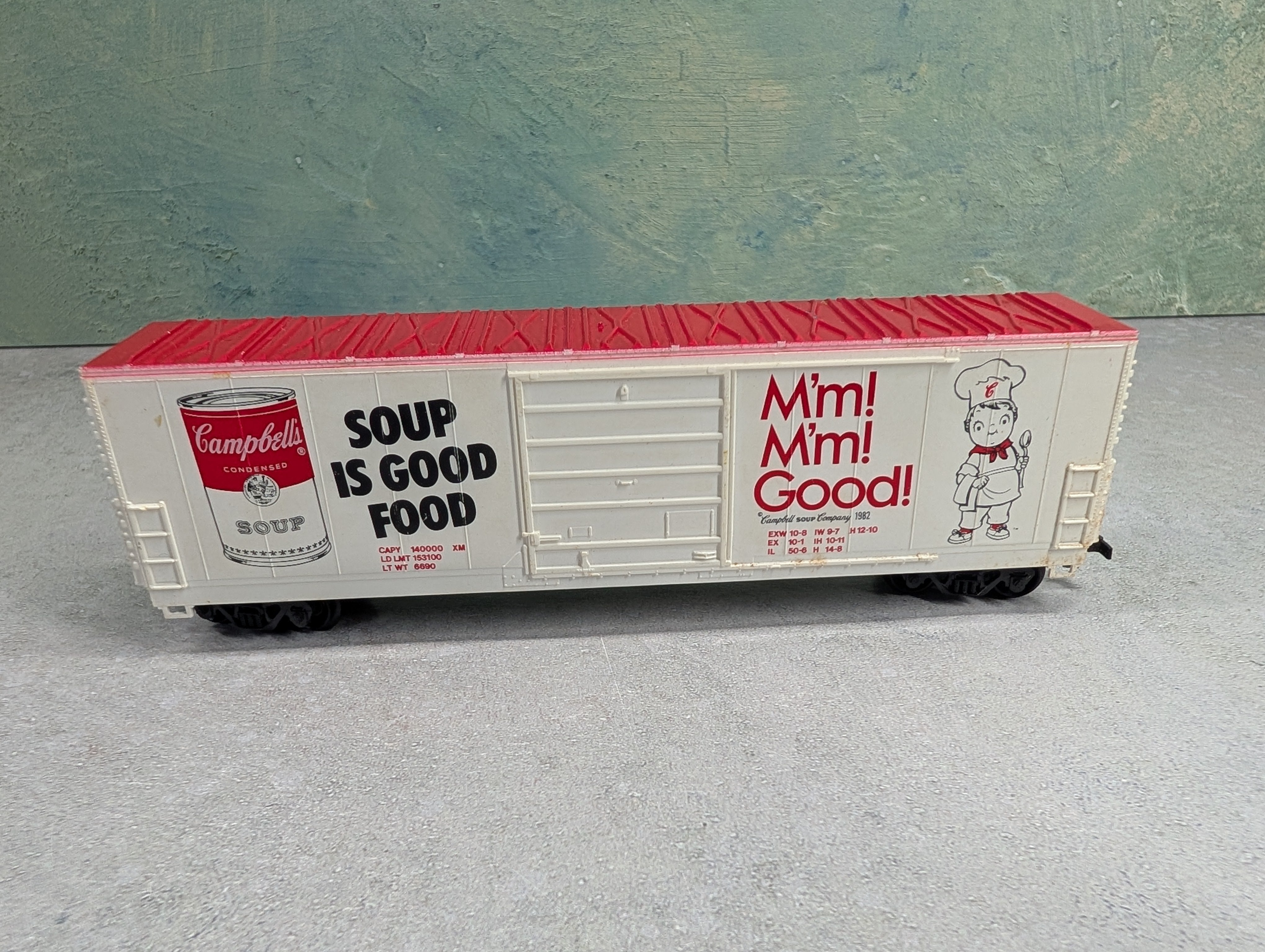 USED Life-Like HO Scale 50' Box Car Campbell's 1982