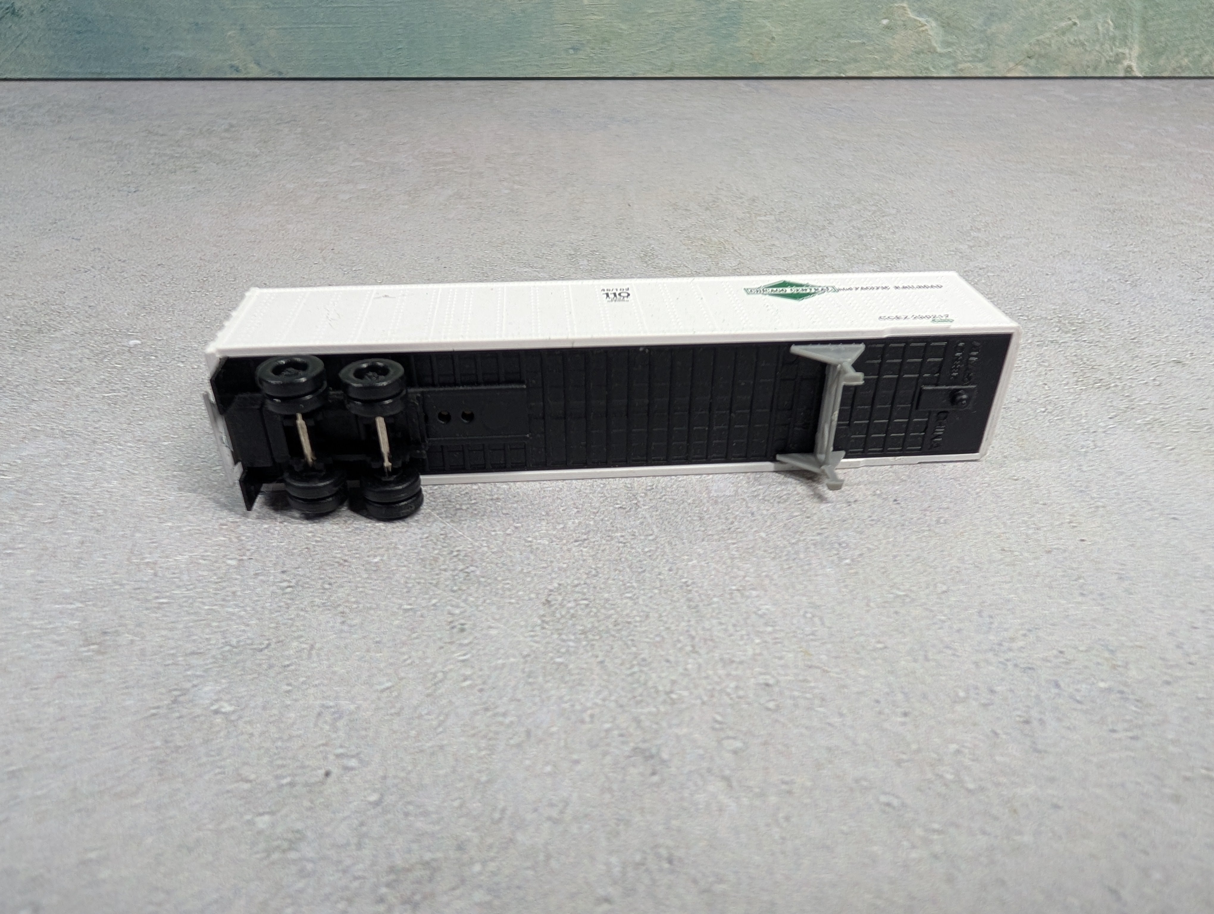 USED Atlas N Scale 45' Trailer Chicago Central and Pacific Railroad CCEZ #230217