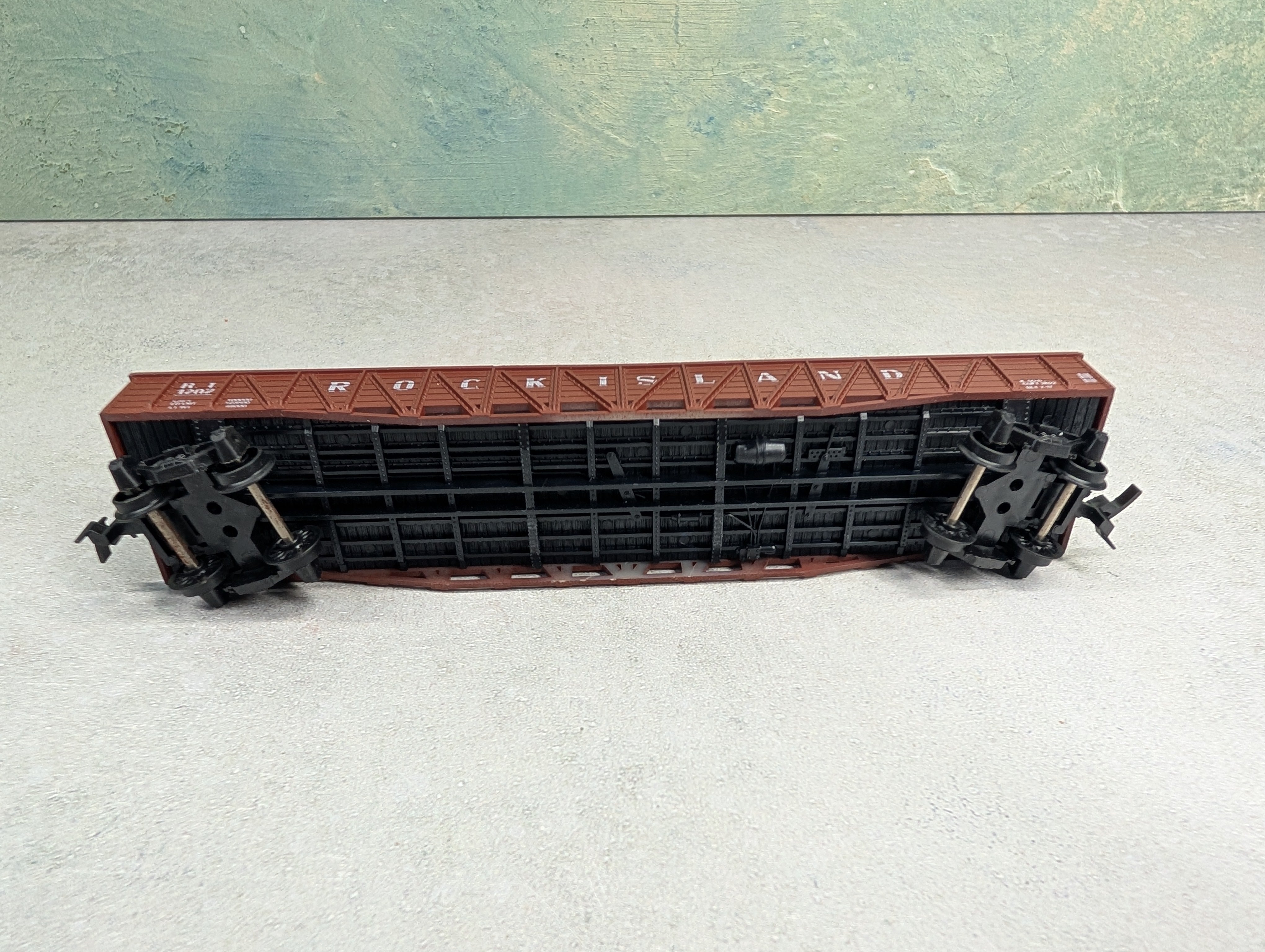USED ROCO HO Scale 50' OB Gondola Rock Island RI #1207
