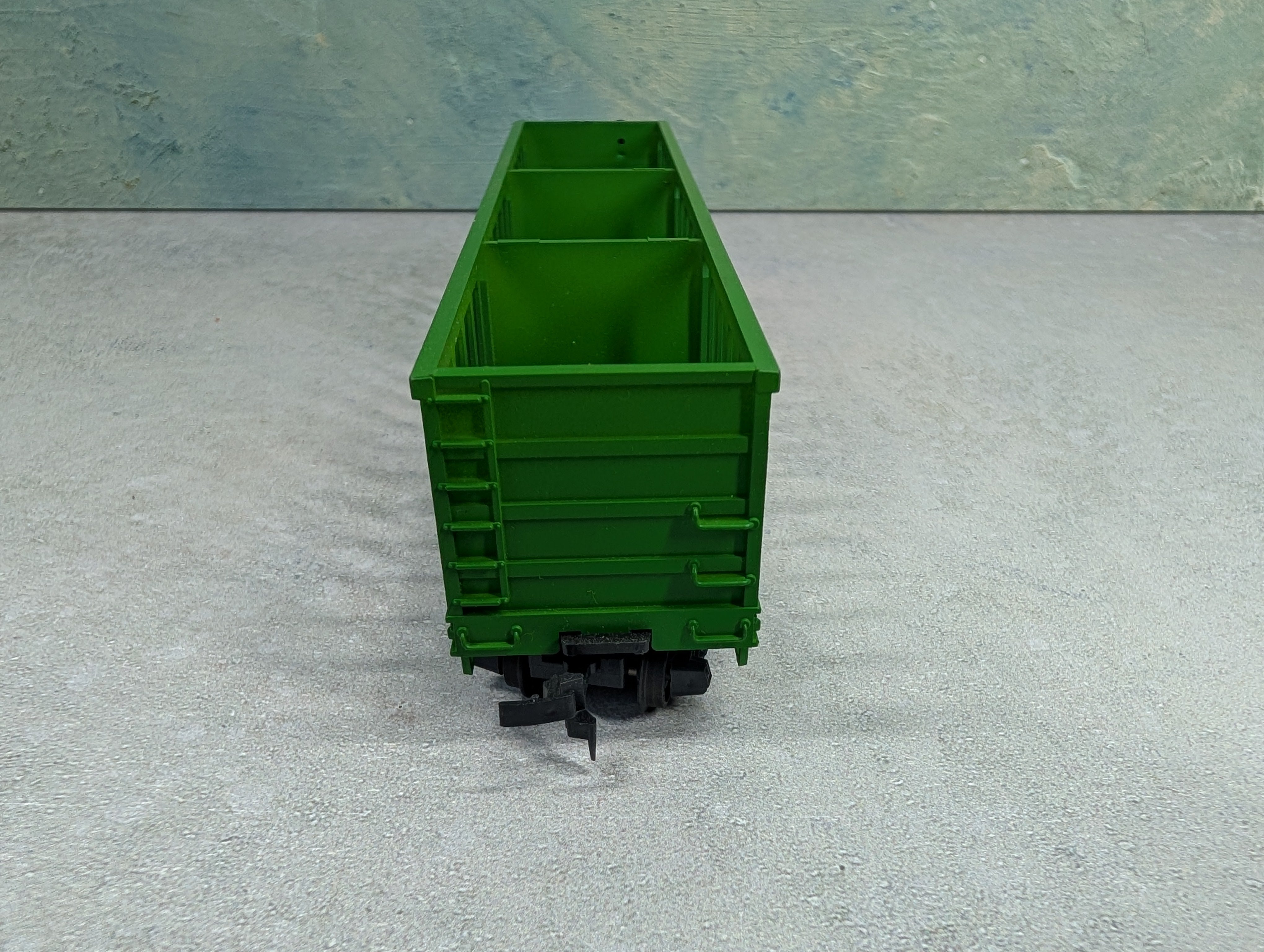 USED AHM HO Scale Pulpwood Rack Car Burlington Northern BN #50855
