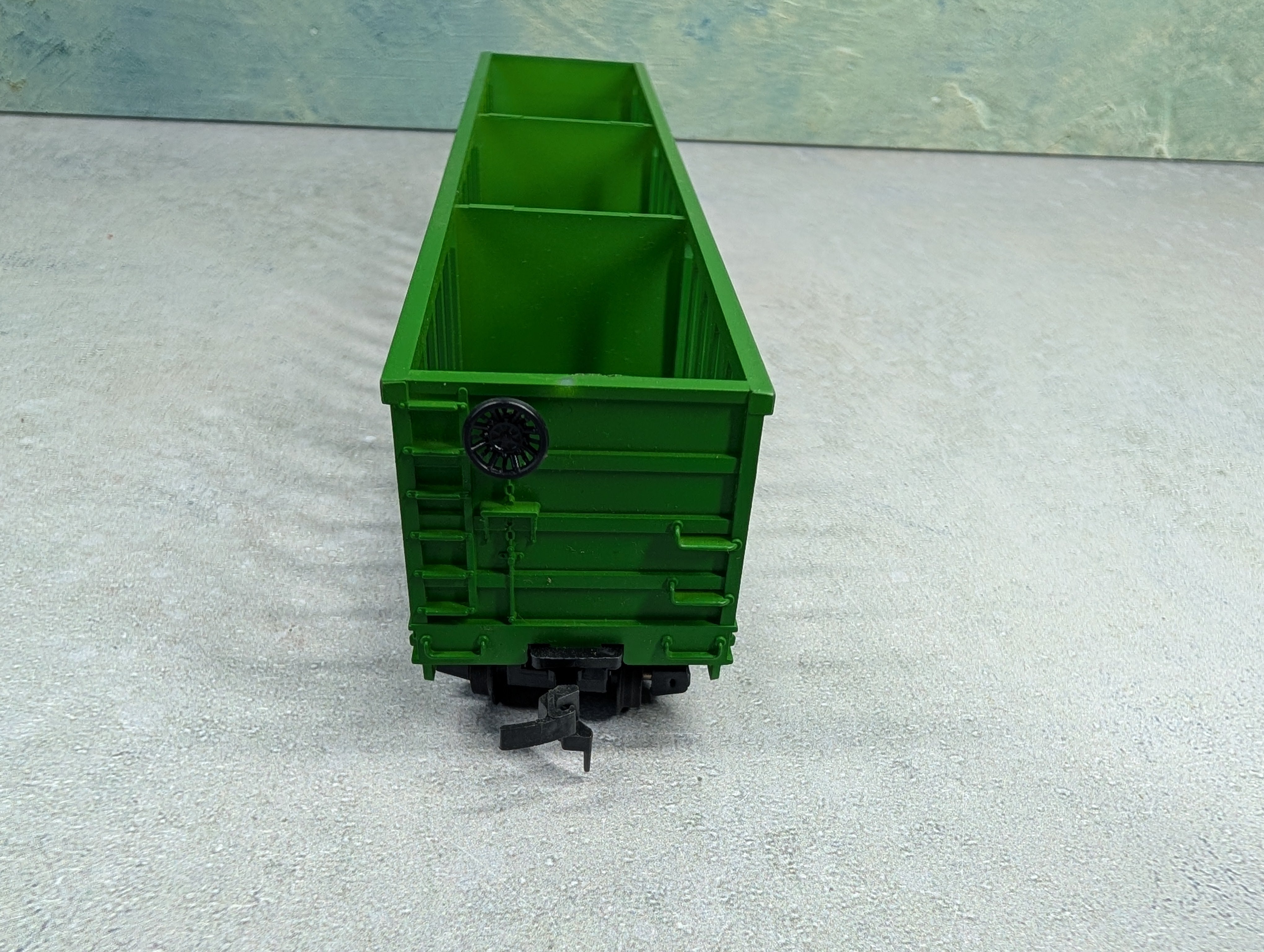 USED AHM HO Scale Pulpwood Rack Car Burlington Northern BN #50855