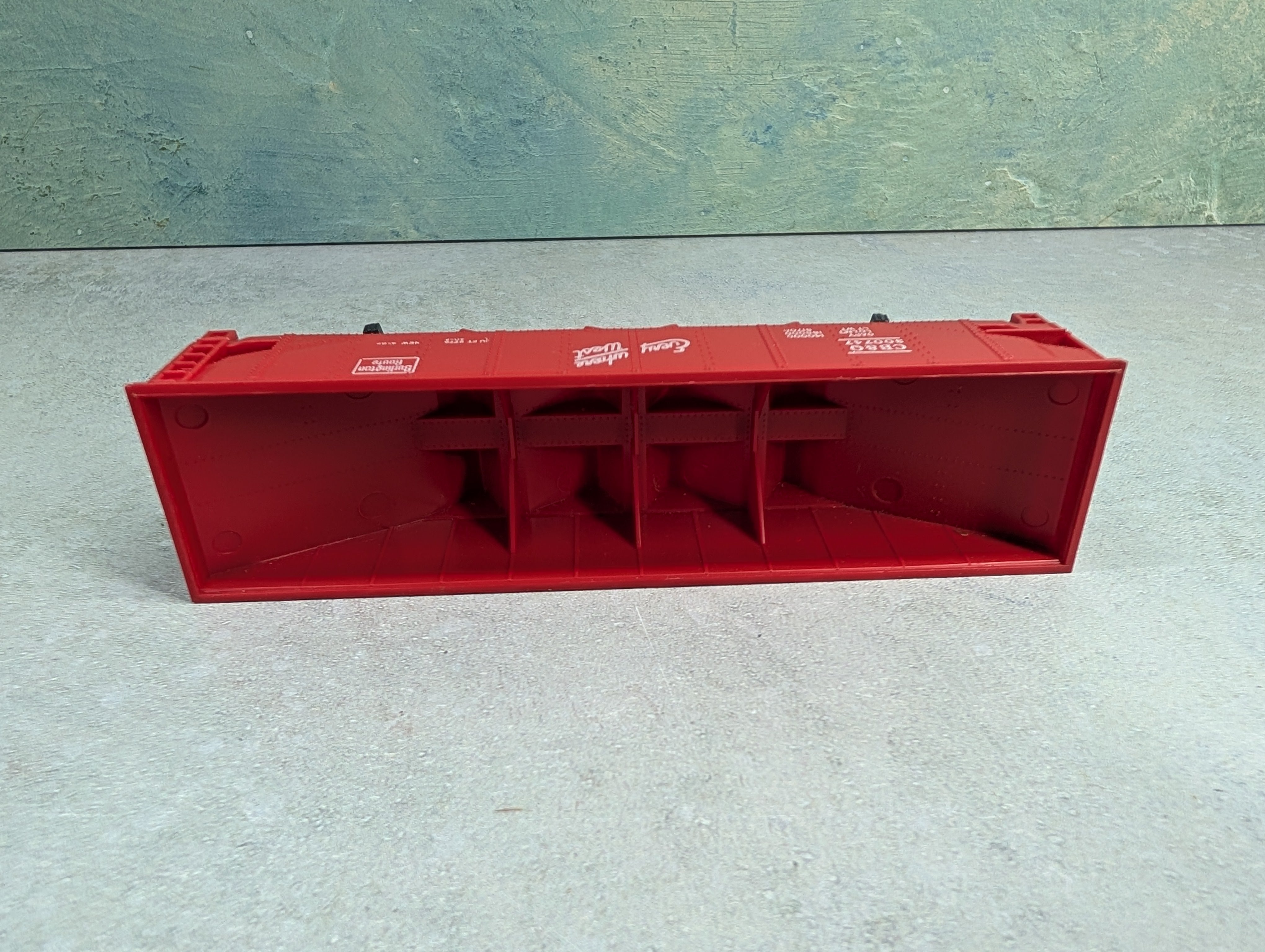 USED Tyco HO Scale Quad Hopper Burlington CB&Q #300747