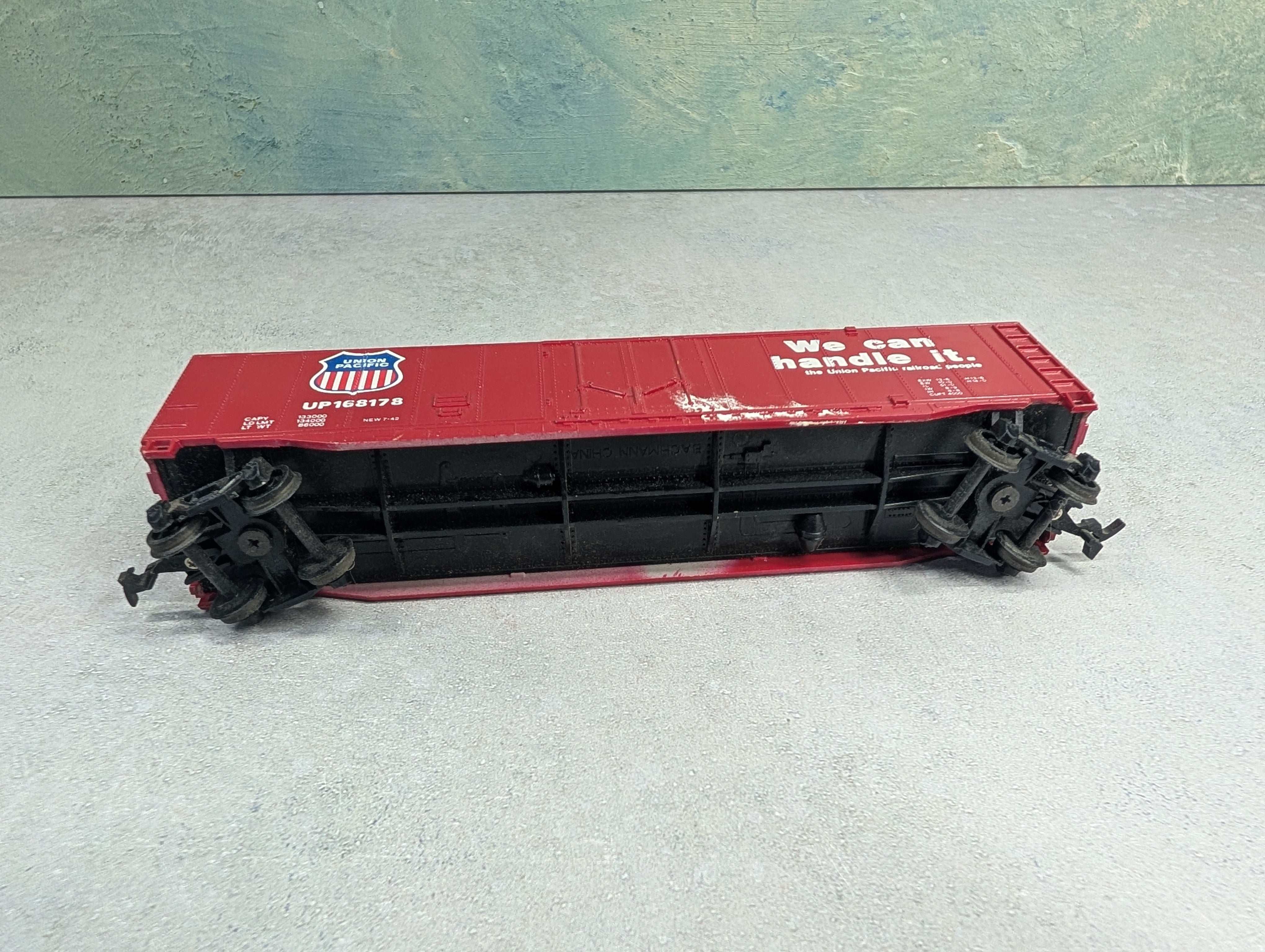 USED Bachmann HO Scale 50' Box Car Union Pacific UP #168178