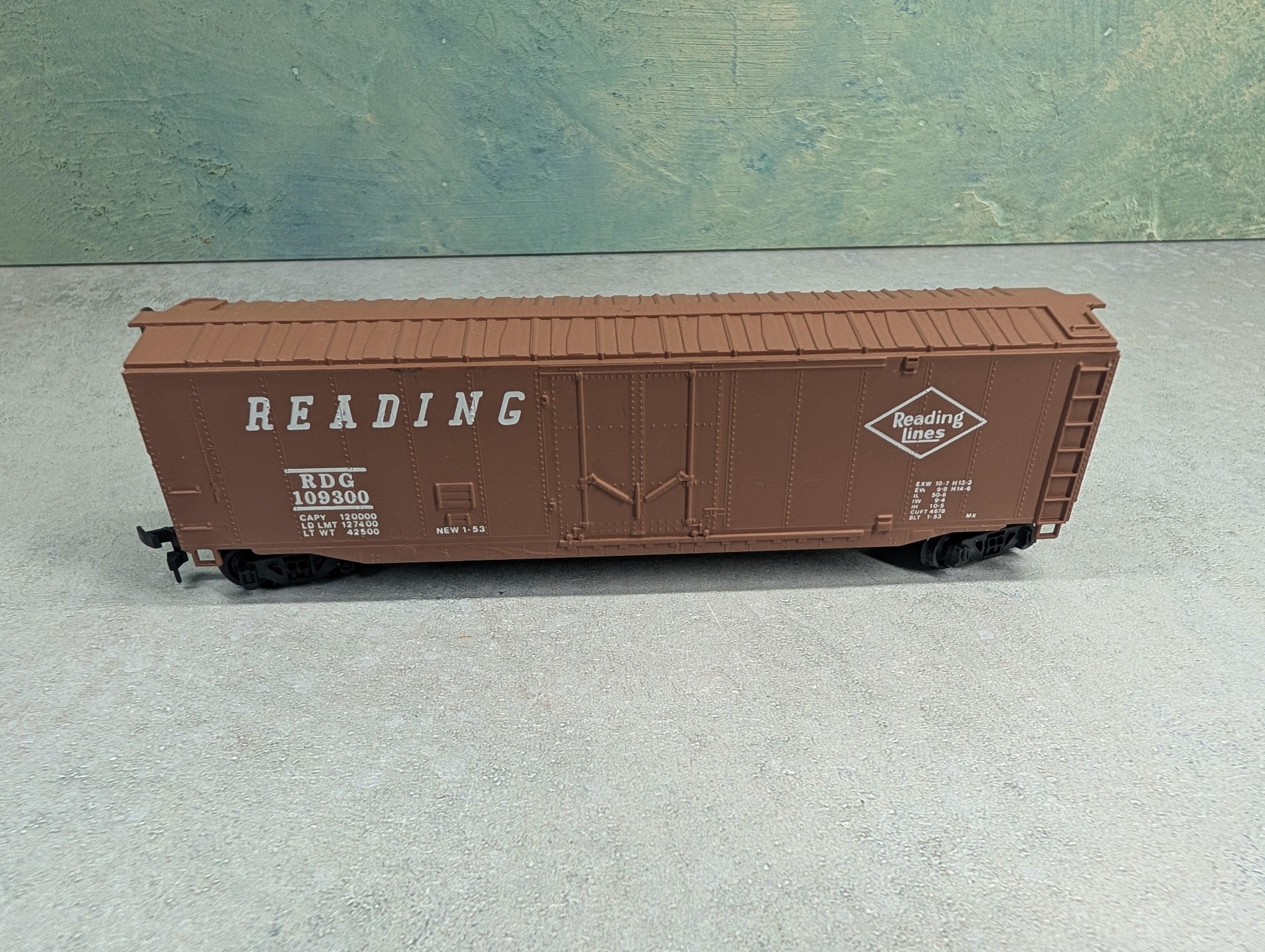USED Bachmann HO Scale 50' Box Car Reading RDG #109300