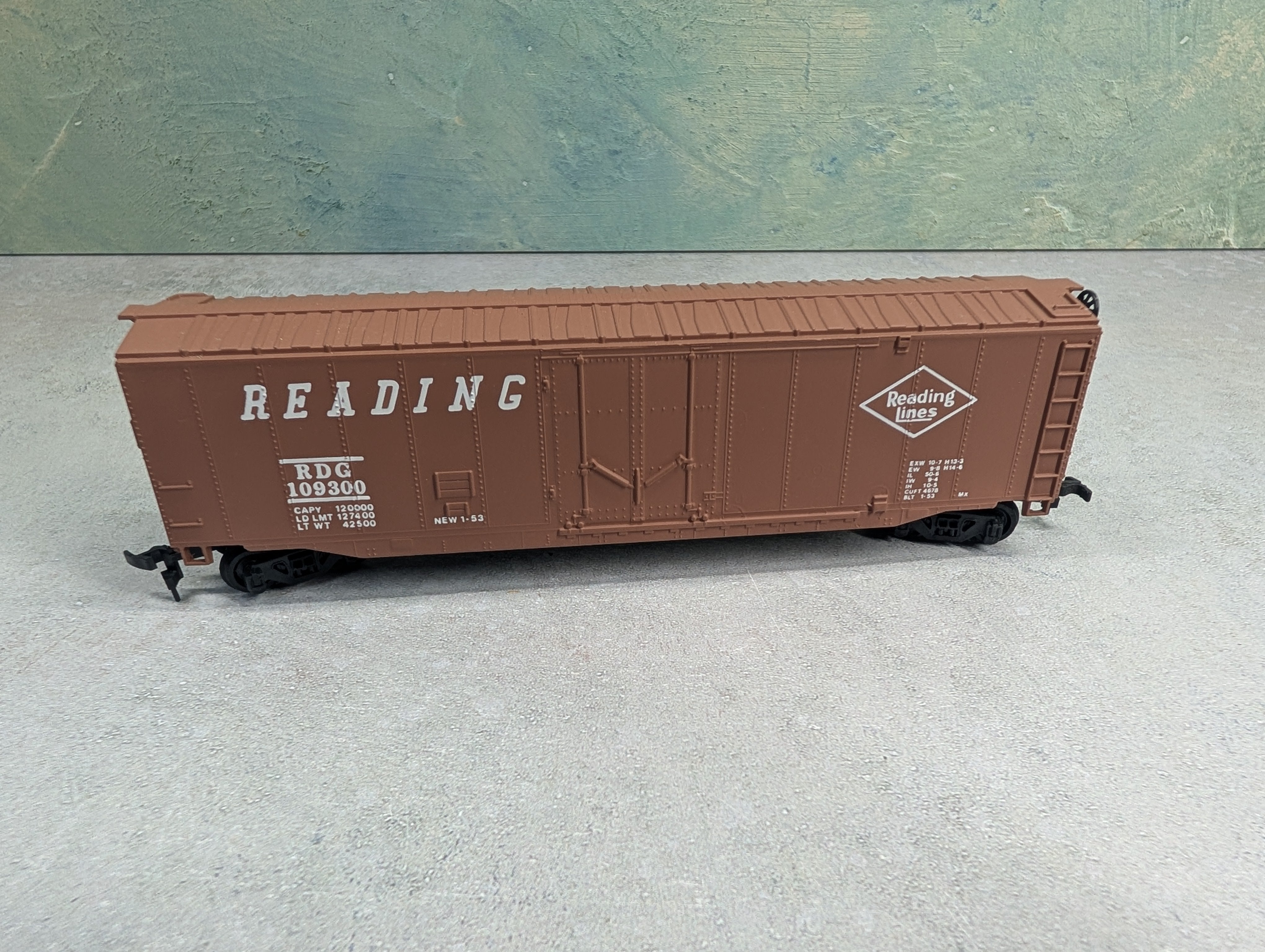 USED Bachmann HO Scale 50' Box Car Reading RDG #109300