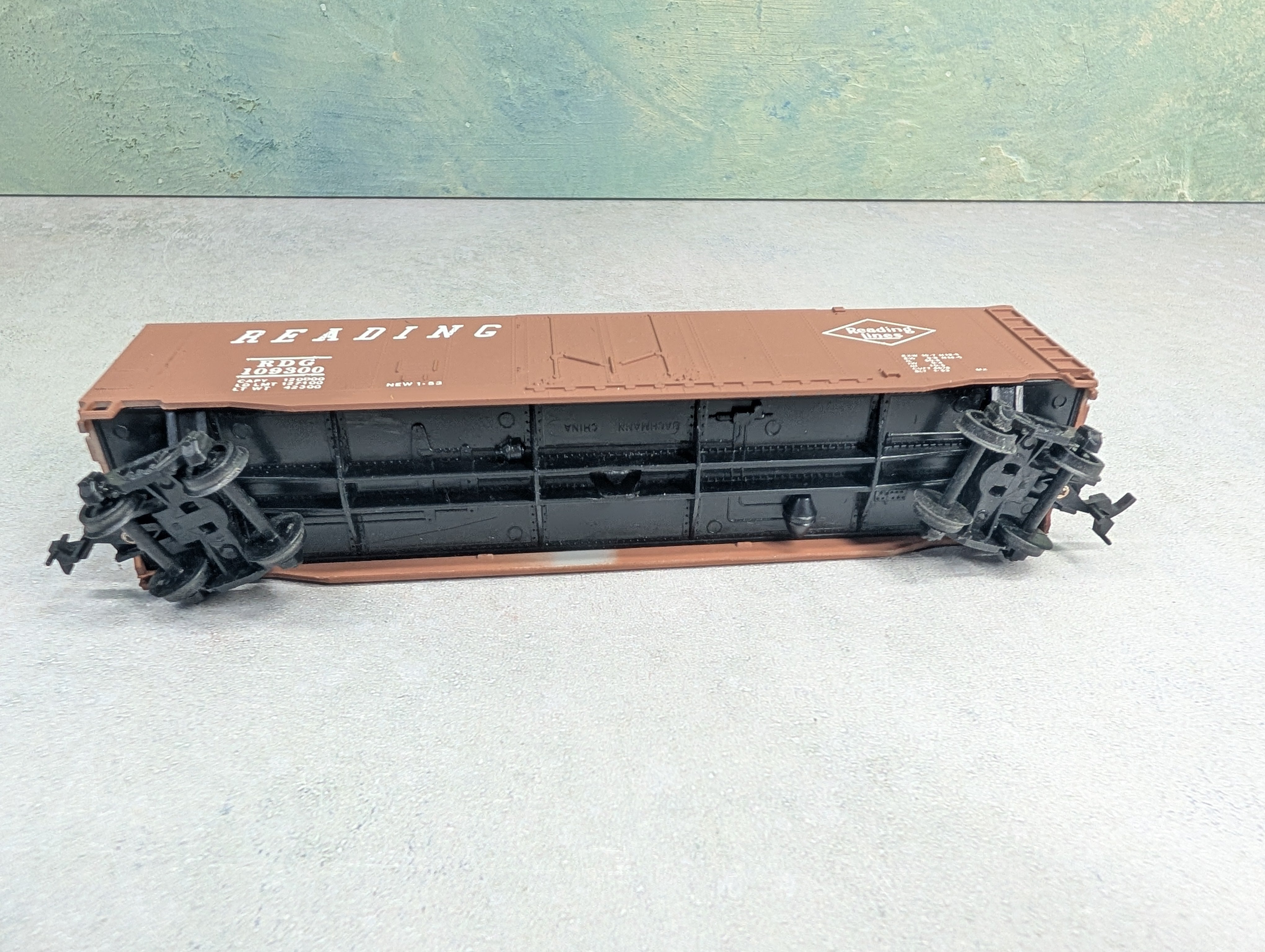 USED Bachmann HO Scale 50' Box Car Reading RDG #109300