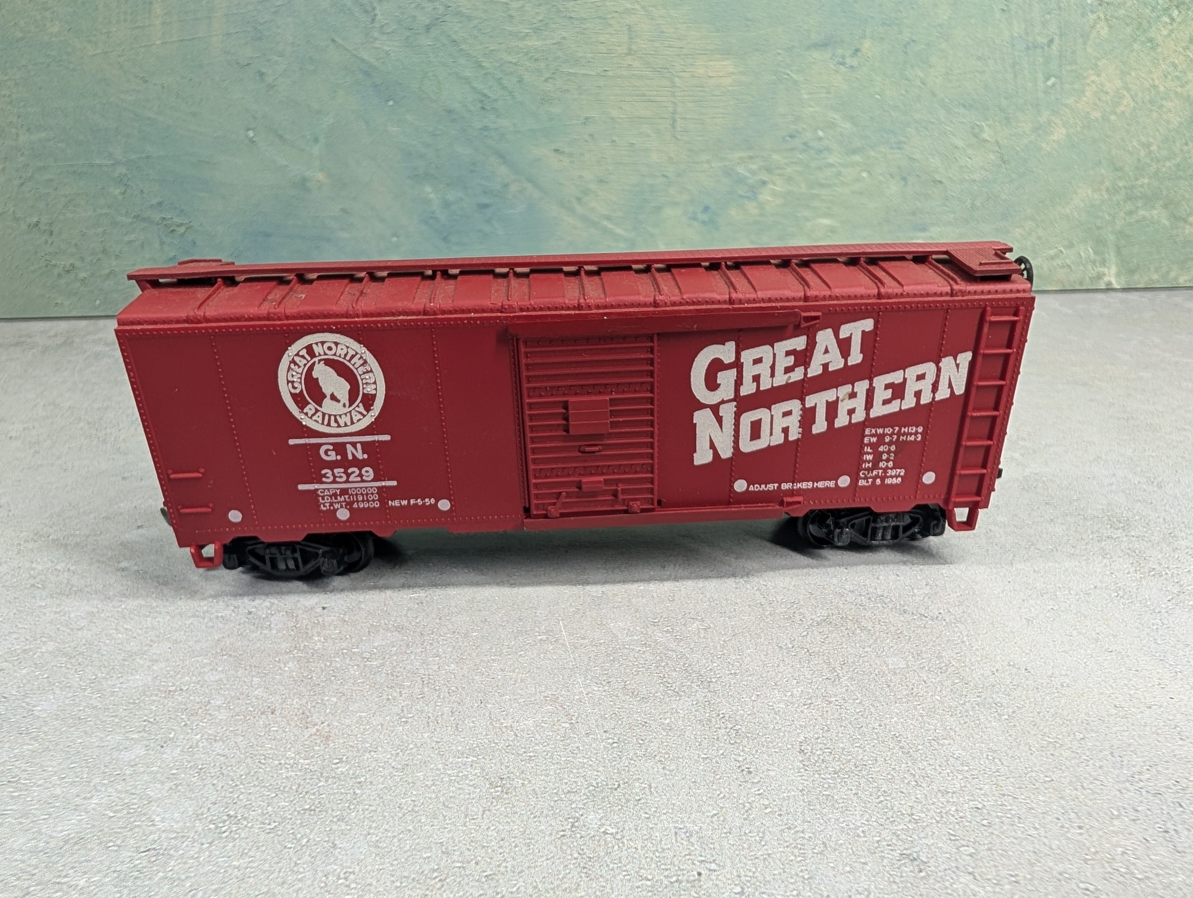 USED HOTCO HO Scale 40' Box Car Great Northern GN #3529