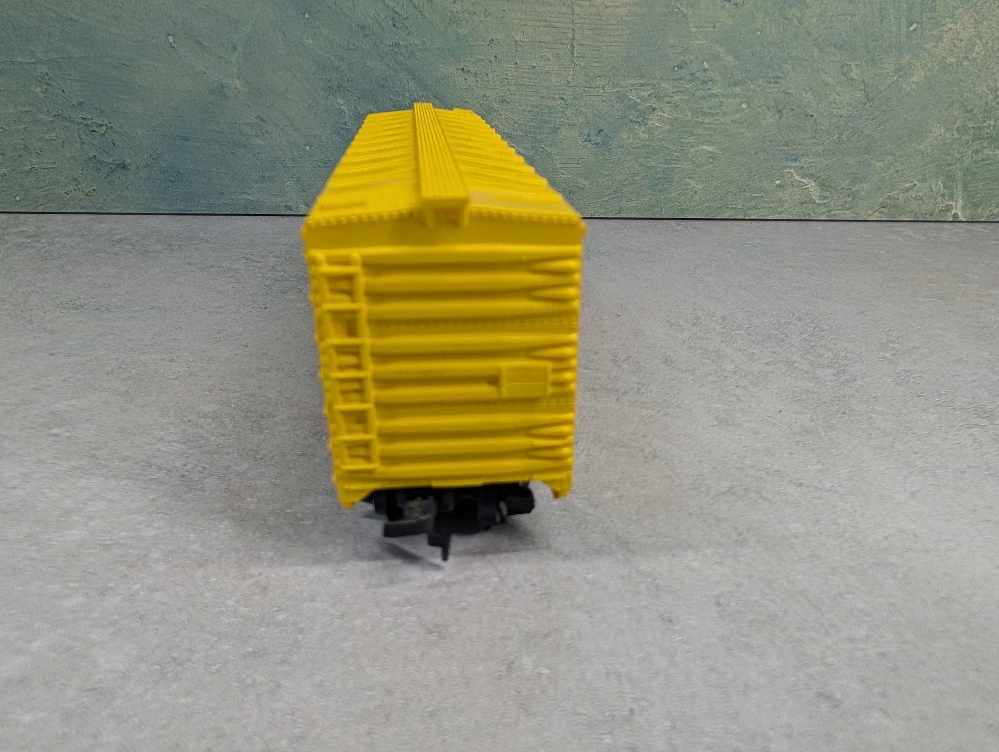 USED Bachmann HO Scale 50' Box Car Burlington Northern BN #100024 Yellow