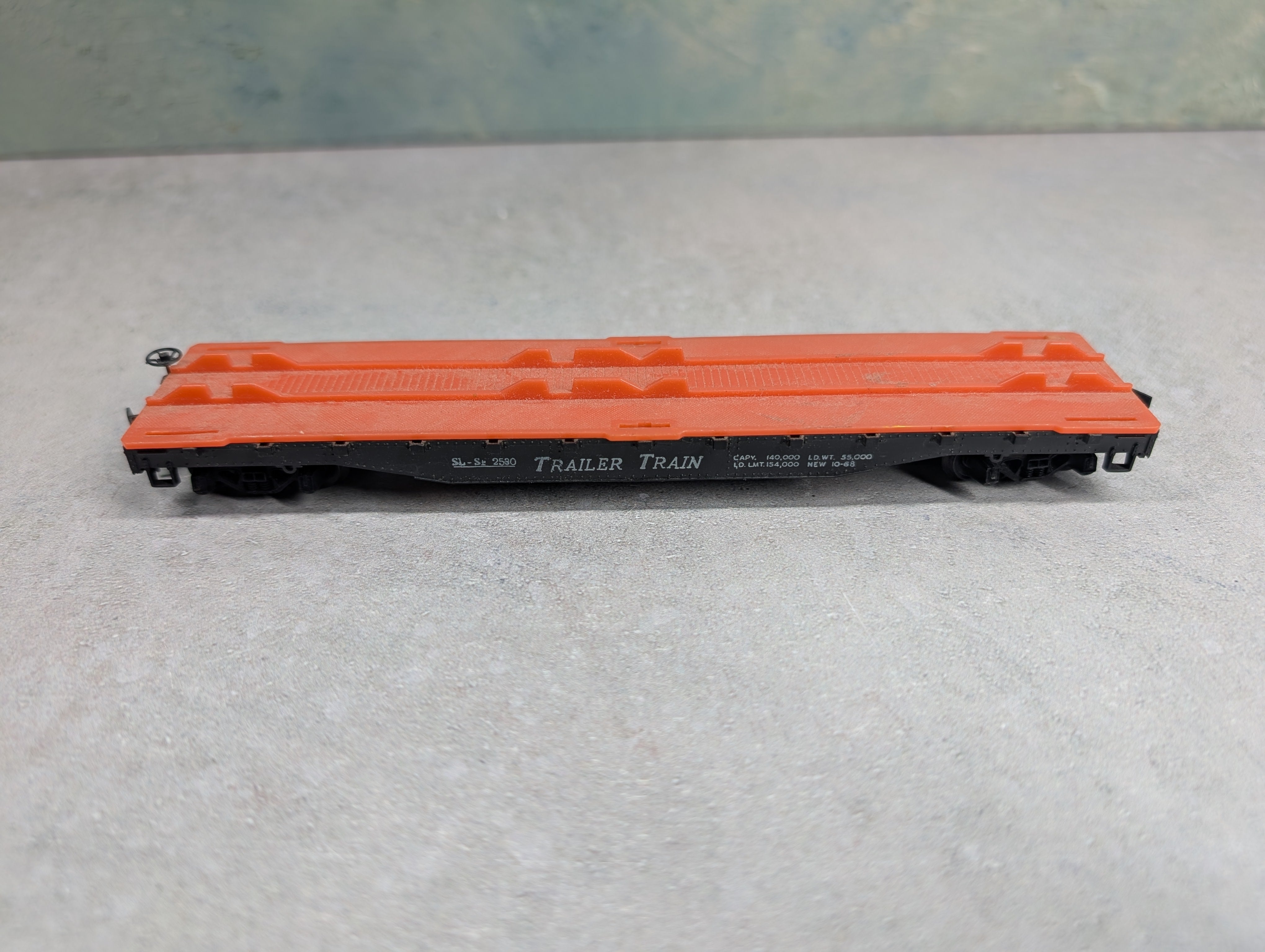 USED Mantua HO Scale Flat Car Trailer Train SLSF #2530