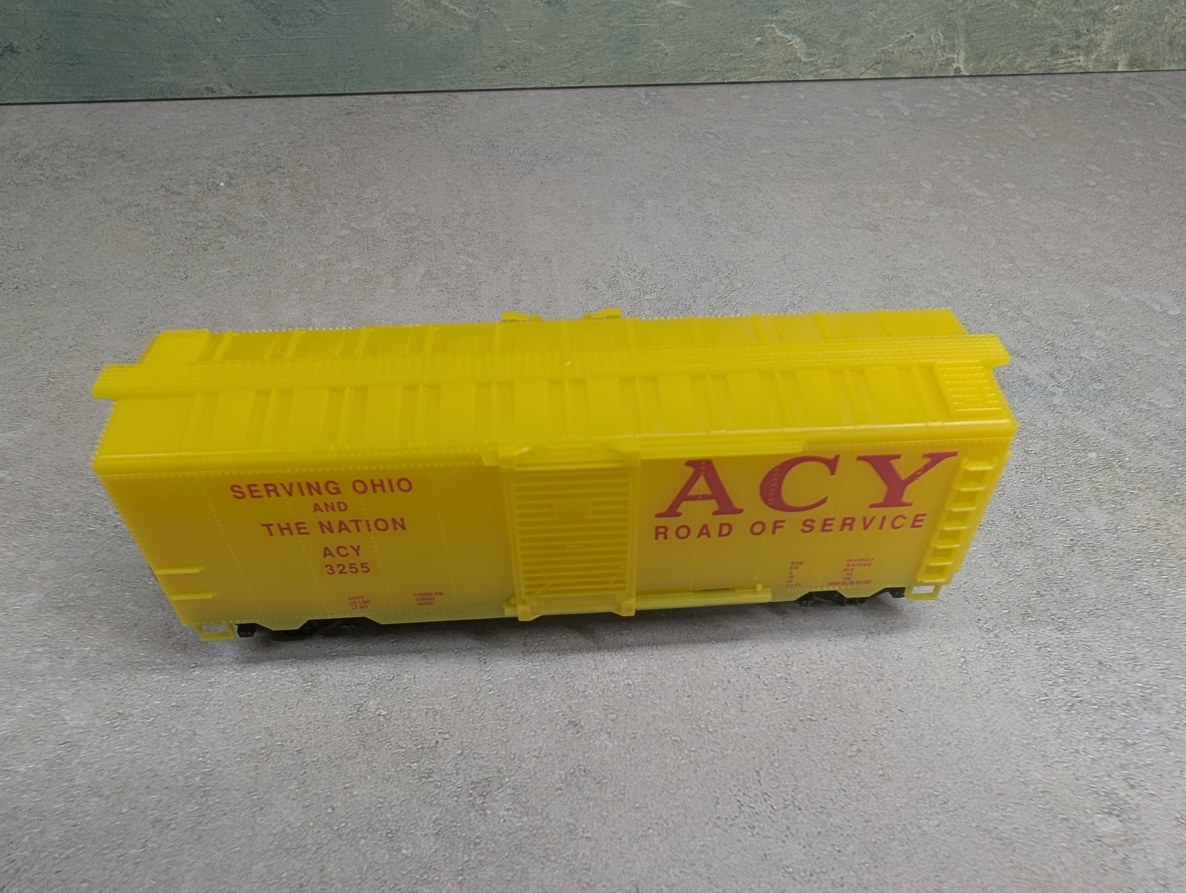 USED Life-Like HO Scale 40' Box Car ACY #3255