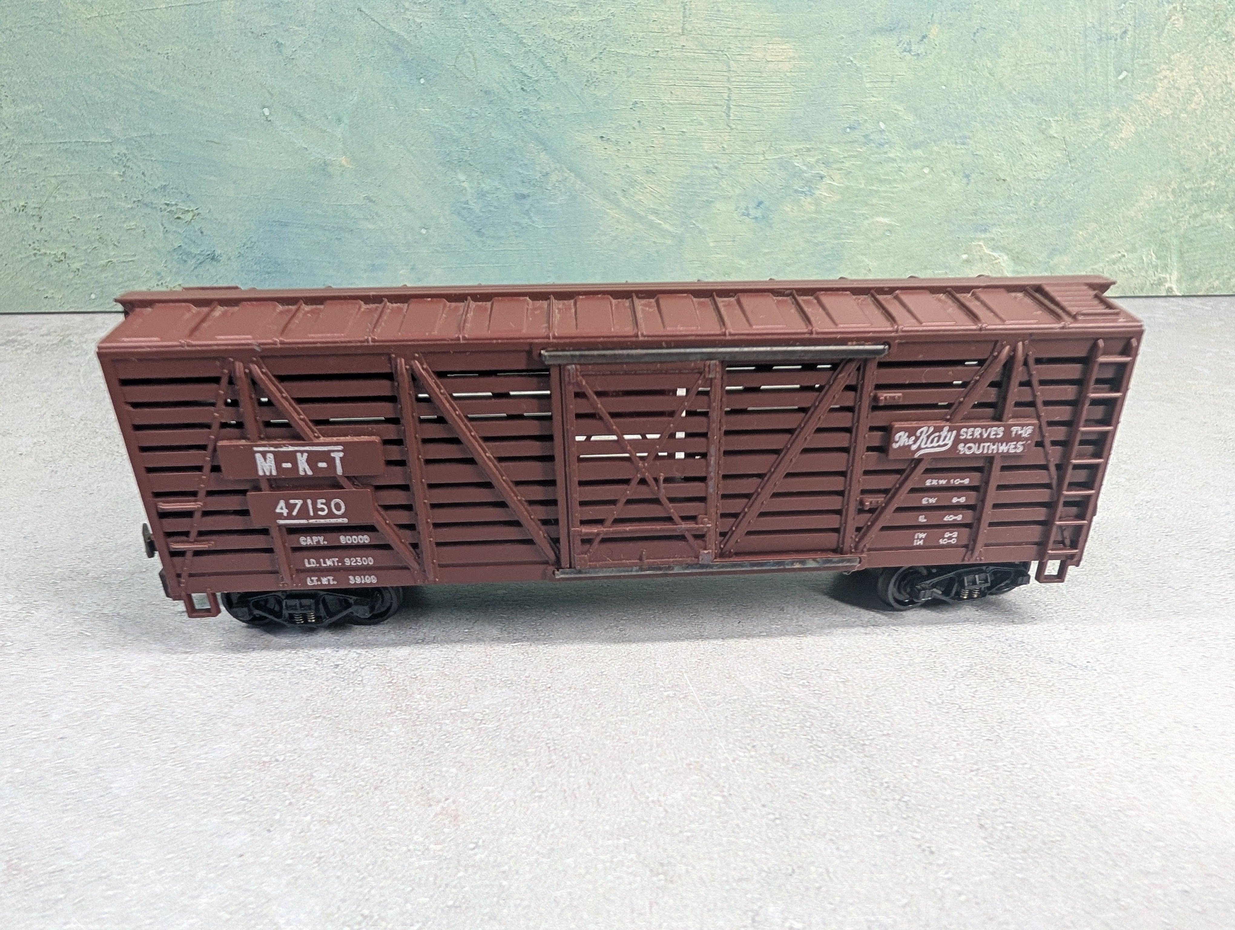USED Mantua HO Scale Cattle Stock Car MKT #47150